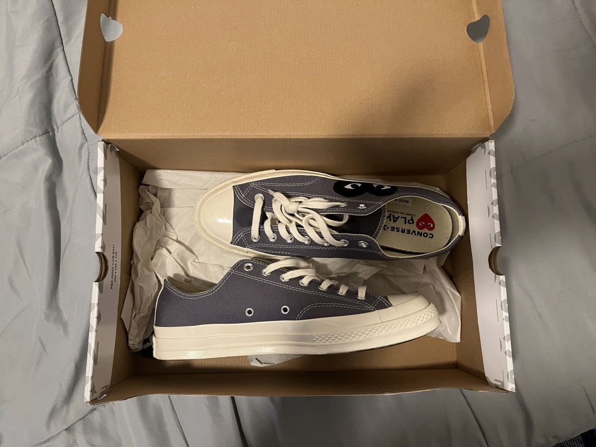 Comme des Garcons PLAY × Converse Comme des Garcons PLAY Grey converse Size US 11 / EU 44 - 2 Thumbnail