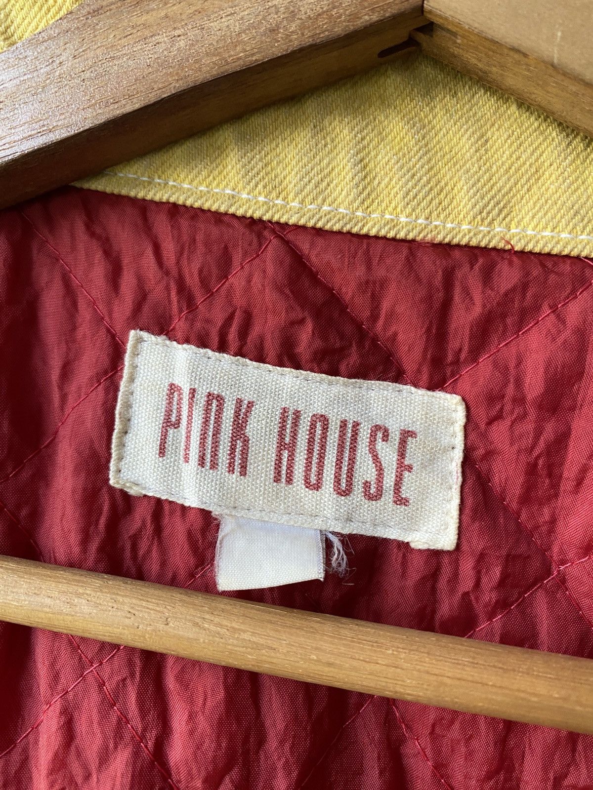 Pink House 1990s Pink House Denim Bomber Jacket Size US M / EU 48-50 / 2 - 20 Thumbnail