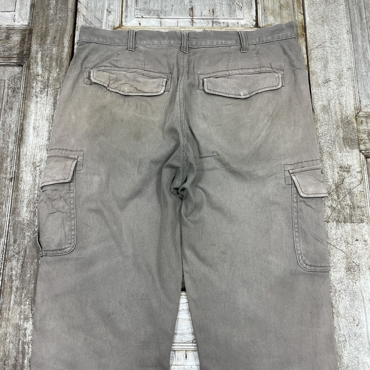 Japanese Brand × Vintage Vintage Japanese Brand Faded Cargo Pant Size US 34 / EU 50 - 4 Thumbnail