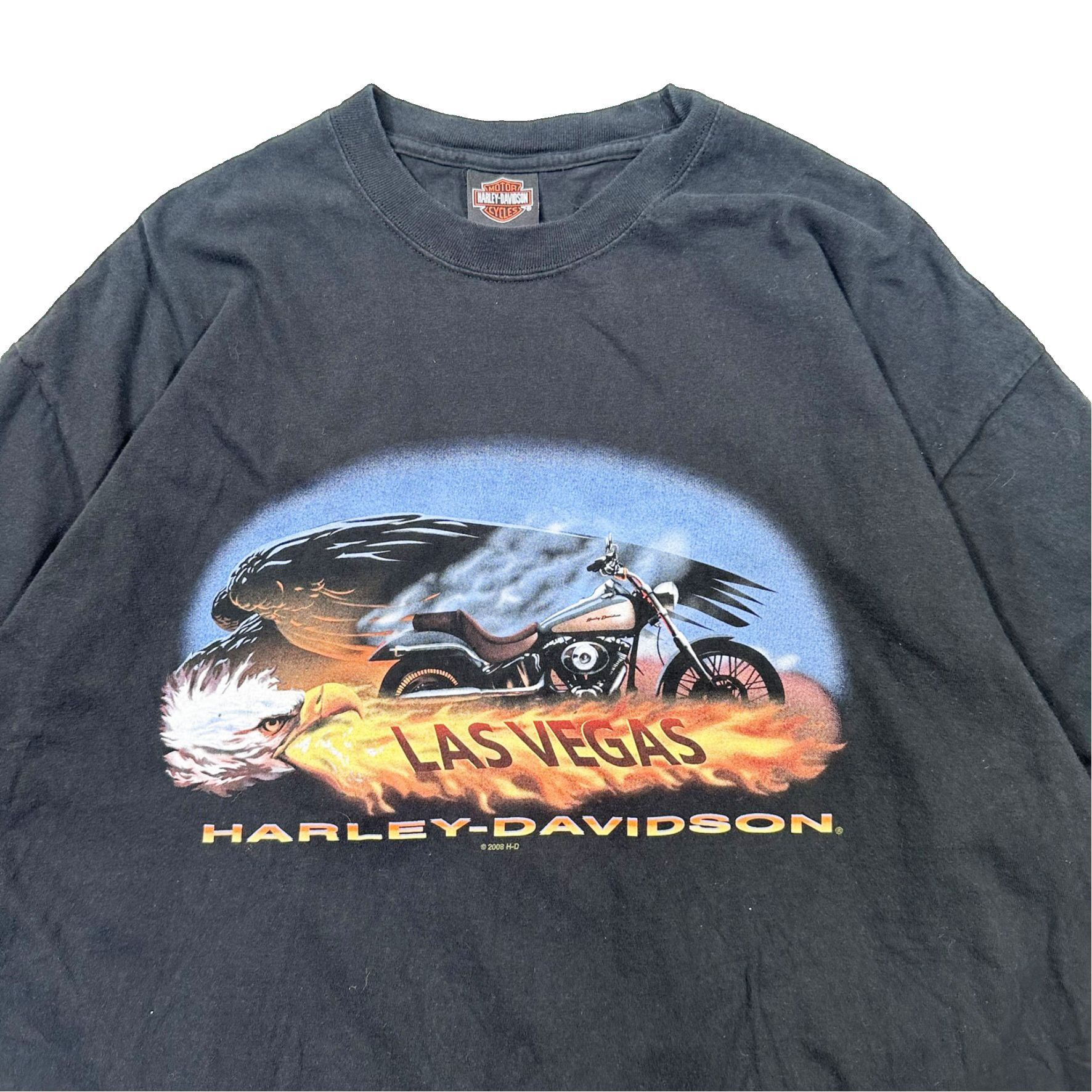 Vintage Vintage 00s Harley Davidson Nevada Big Print Graphic T Shirt Size US XXL / EU 58 / 5 - 2 Thumbnail