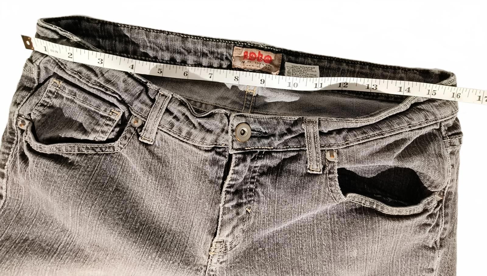 Designer Nobo No Boundaries Women's Black Bootcut Jeans Size 13 Size 32" / US 10 / IT 46 - 8 Thumbnail