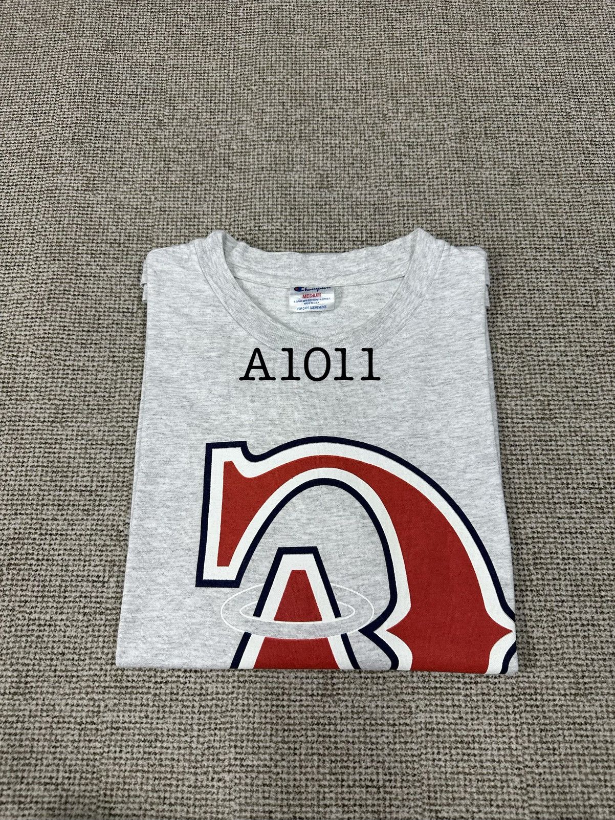 Champion Vintage 80s Champion X California Angels MLB Tshirt A1011 Size US M / EU 48-50 / 2 - 12 Thumbnail