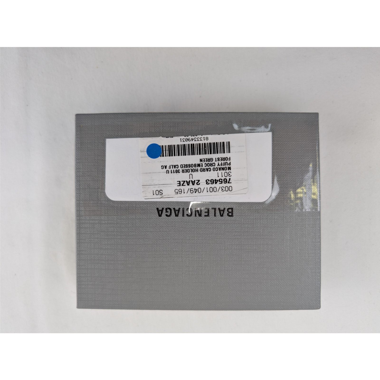 Balenciaga o1rshd1 Size: OS / Puffy Croc Embossed Monaco Card Holder Size ONE SIZE - 13 Thumbnail