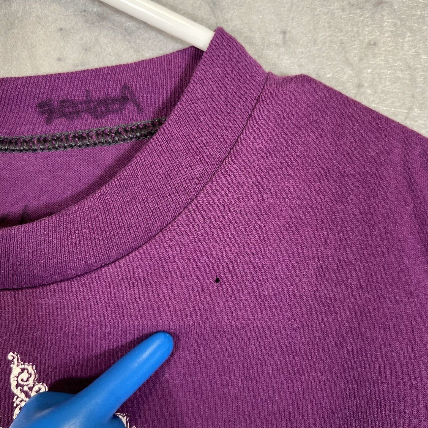 Vintage VINTAGE Sportswear T-Shirt Shirt Mens Small Purple 1983 USA Brigadoon NMHS A1 Size US S / EU 44-46 / 1 - 7 Thumbnail