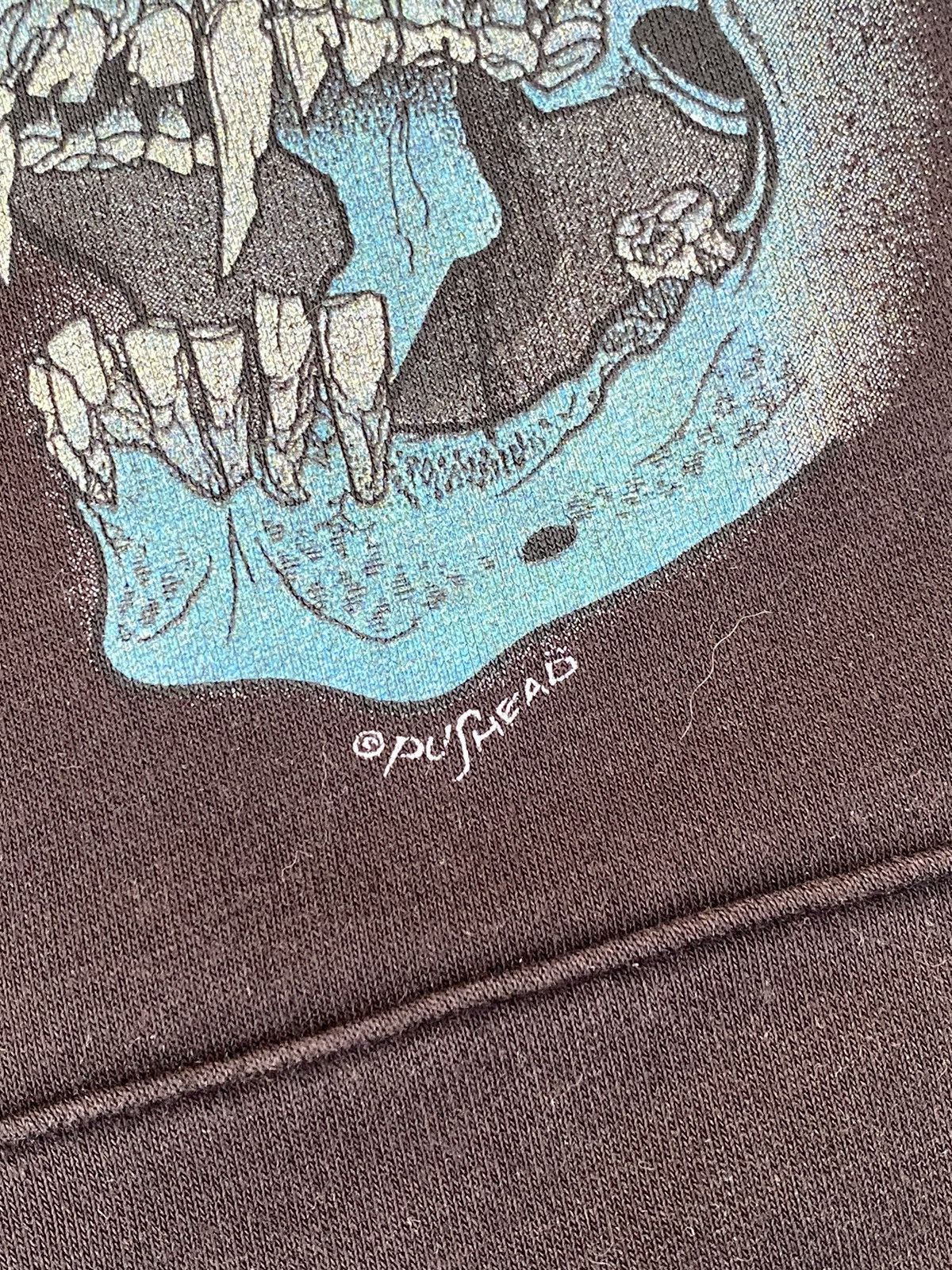 Band Tees 2000s Sun Faded Metallica Pushead Hoodie Size US L / EU 52-54 / 3 - 4 Thumbnail