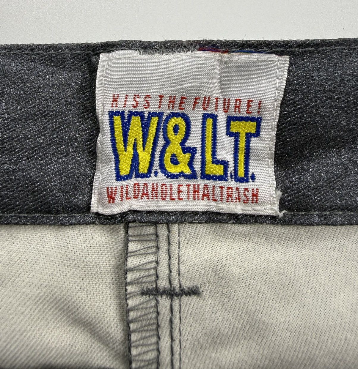 Walter Van Beirendonck Walter Van Beirendonck Reconstructed Metallic Flared Pants Size US 30 / EU 46 - 7 Thumbnail