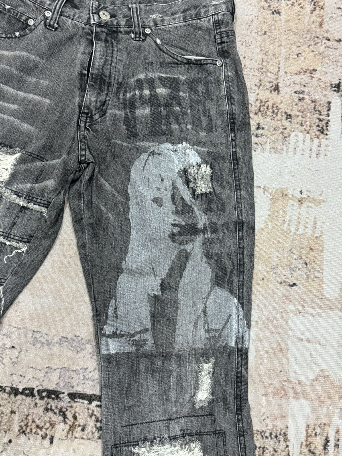 In The Attic In THE ATTIC - design like hysteric glamour distress jeans Size US 30 / EU 46 - 5 Thumbnail