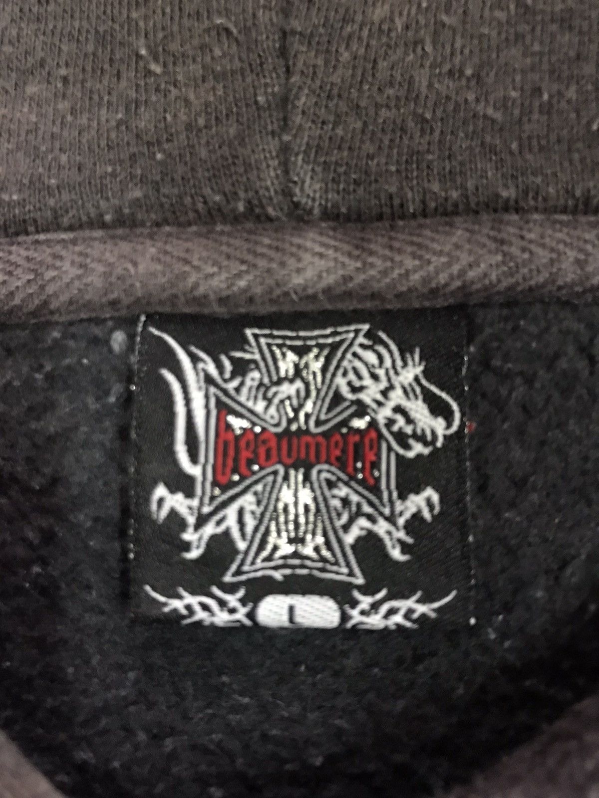Anime Rare 🔥 BEAUMERE Dragoslayer Gothic Hoodie Size US L / EU 52-54 / 3 - 12 Thumbnail