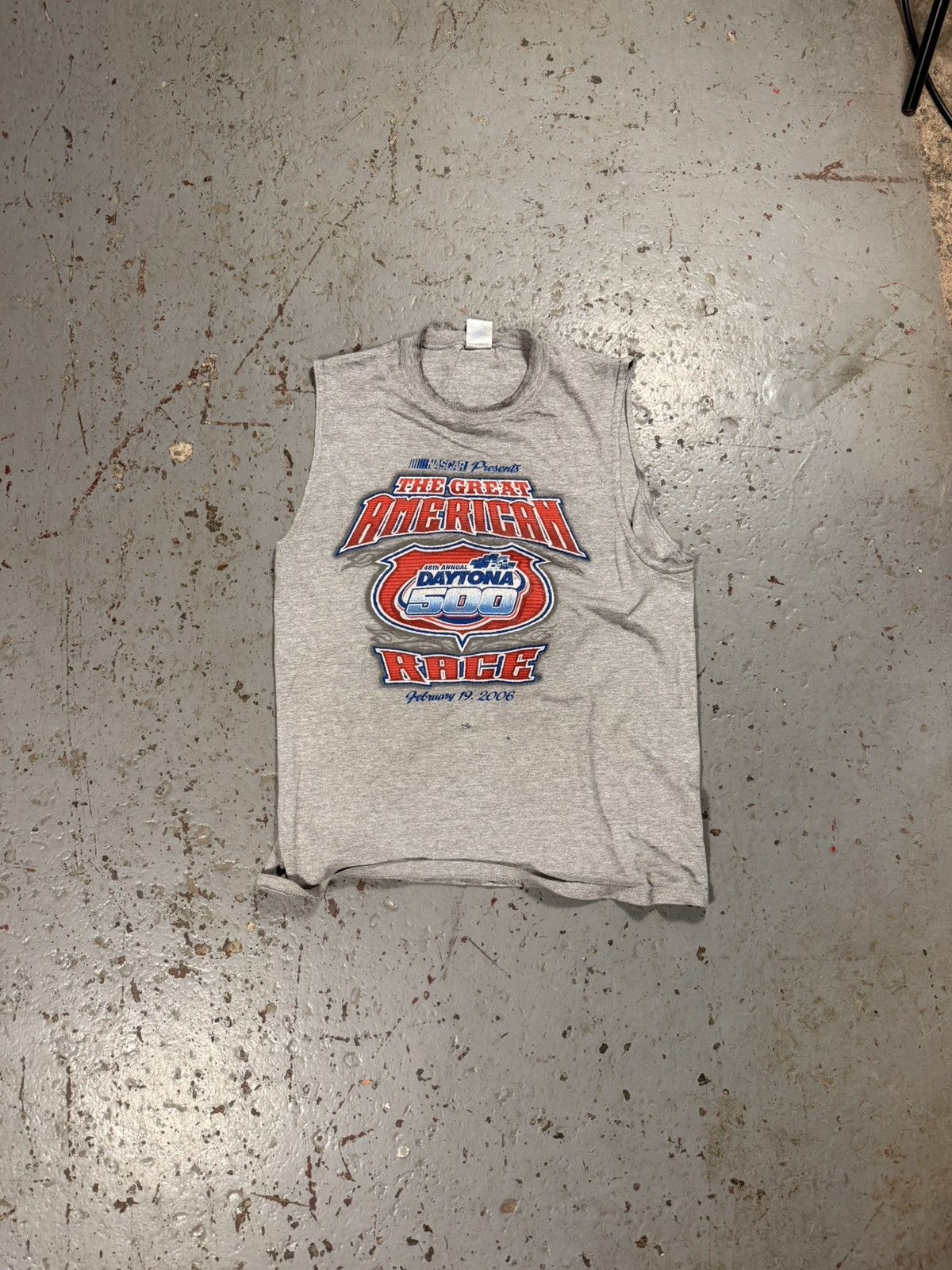 NASCAR Vintage Daytona 500 Nascar Cutoff Tee 2006 Size US L / EU 52-54 / 3 - 1 Thumbnail