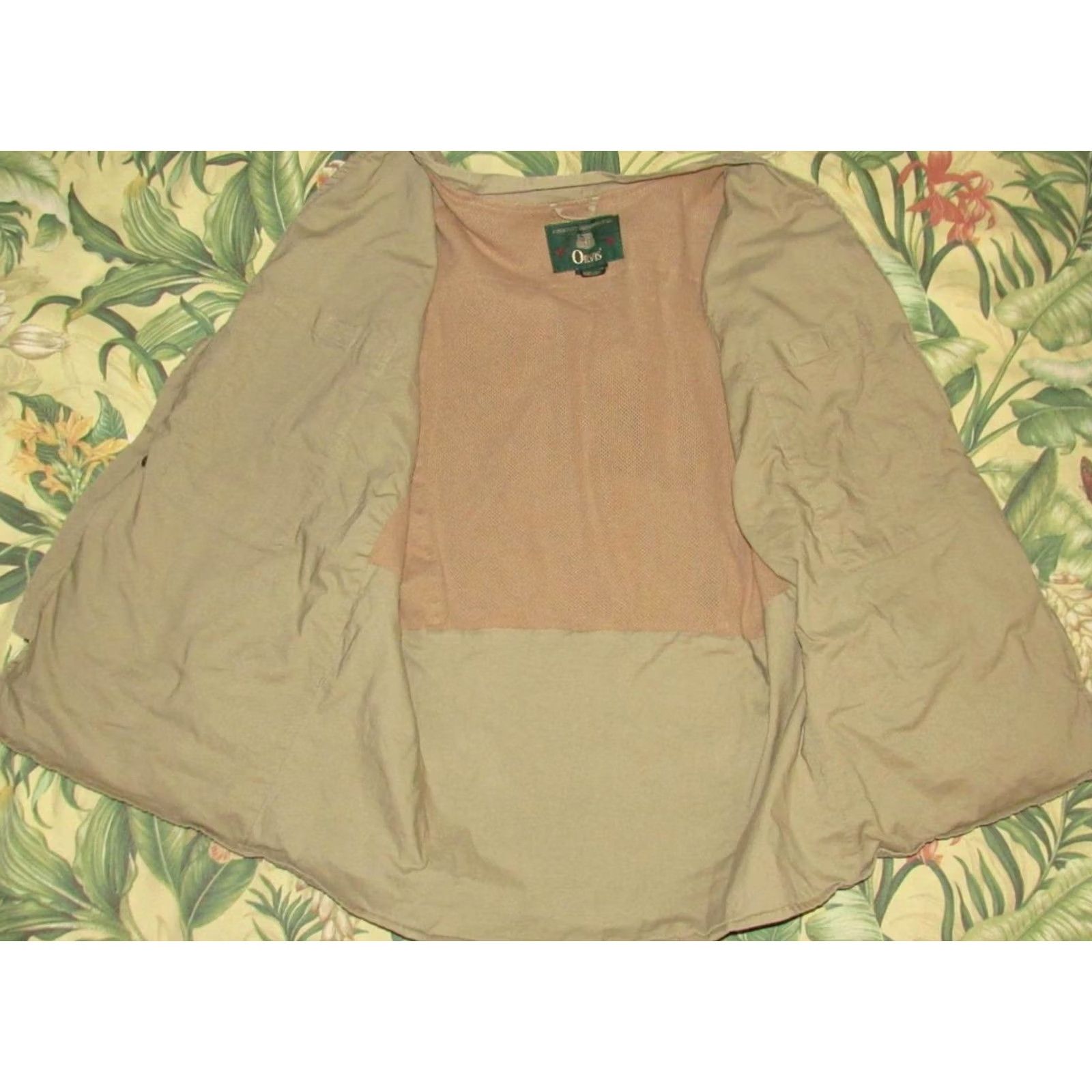 Orvis VINTAGE ORVIS Khaki Cotton Fishing Vest Large Mens Size US L / EU 52-54 / 3 - 5 Thumbnail