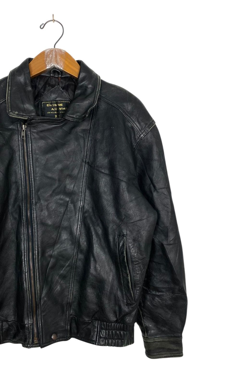 Japanese Brand Rare‼️ Vintage D’Homme A Homme Sheepskin B3 Leather Jacket Size US S / EU 44-46 / 1 - 3 Thumbnail