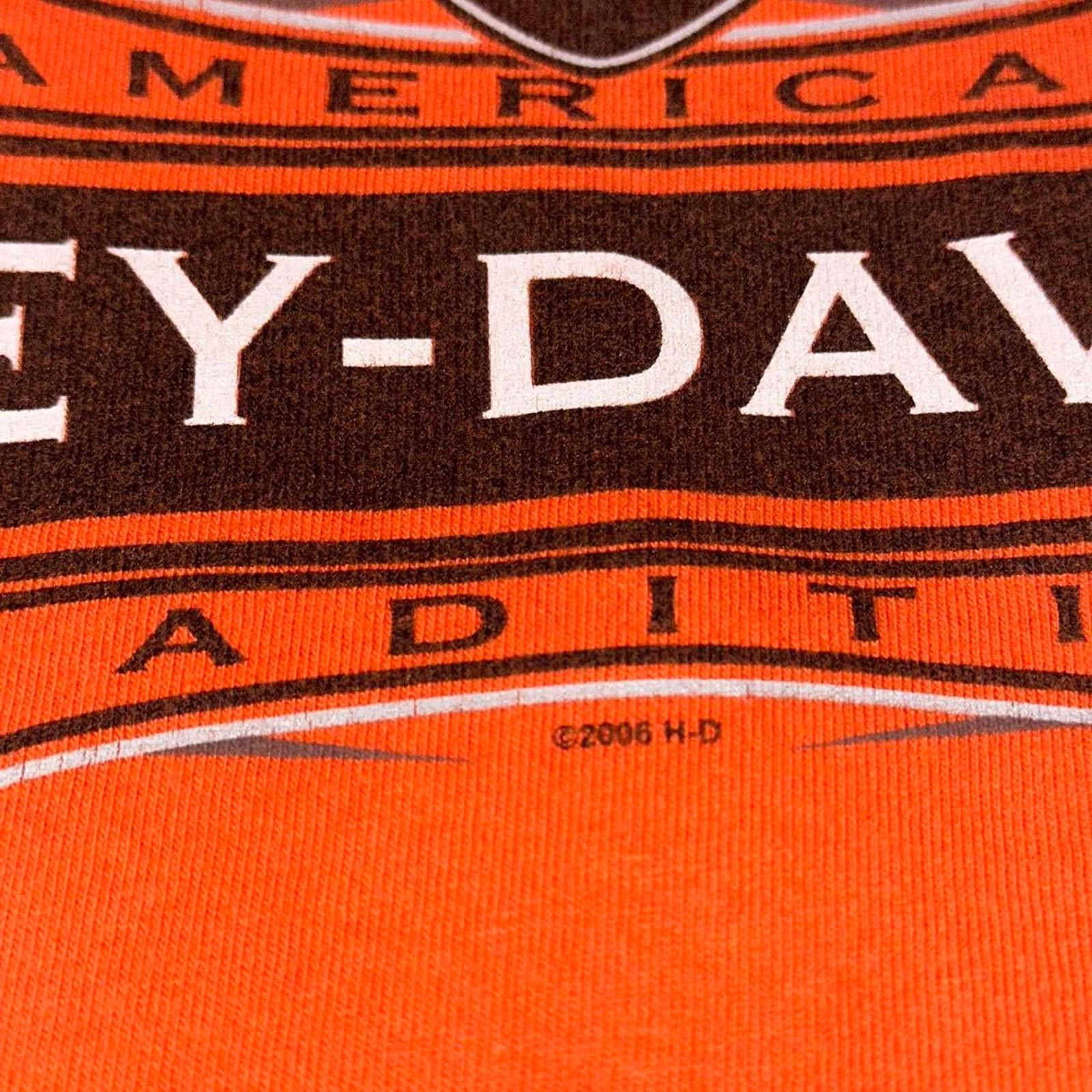 Harley Davidson Vintage 2006 Harley Davidson Motorcycles Raleigh NC Tee M Size US M / EU 48-50 / 2 - 6 Thumbnail