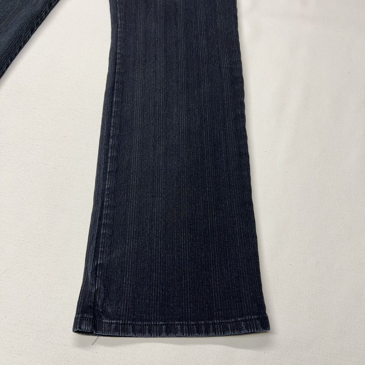 Vintage Christopher J Jeans Black Denim Y2K Grunge Baggy Faded Wide Size US 34 / EU 50 - 2 Thumbnail