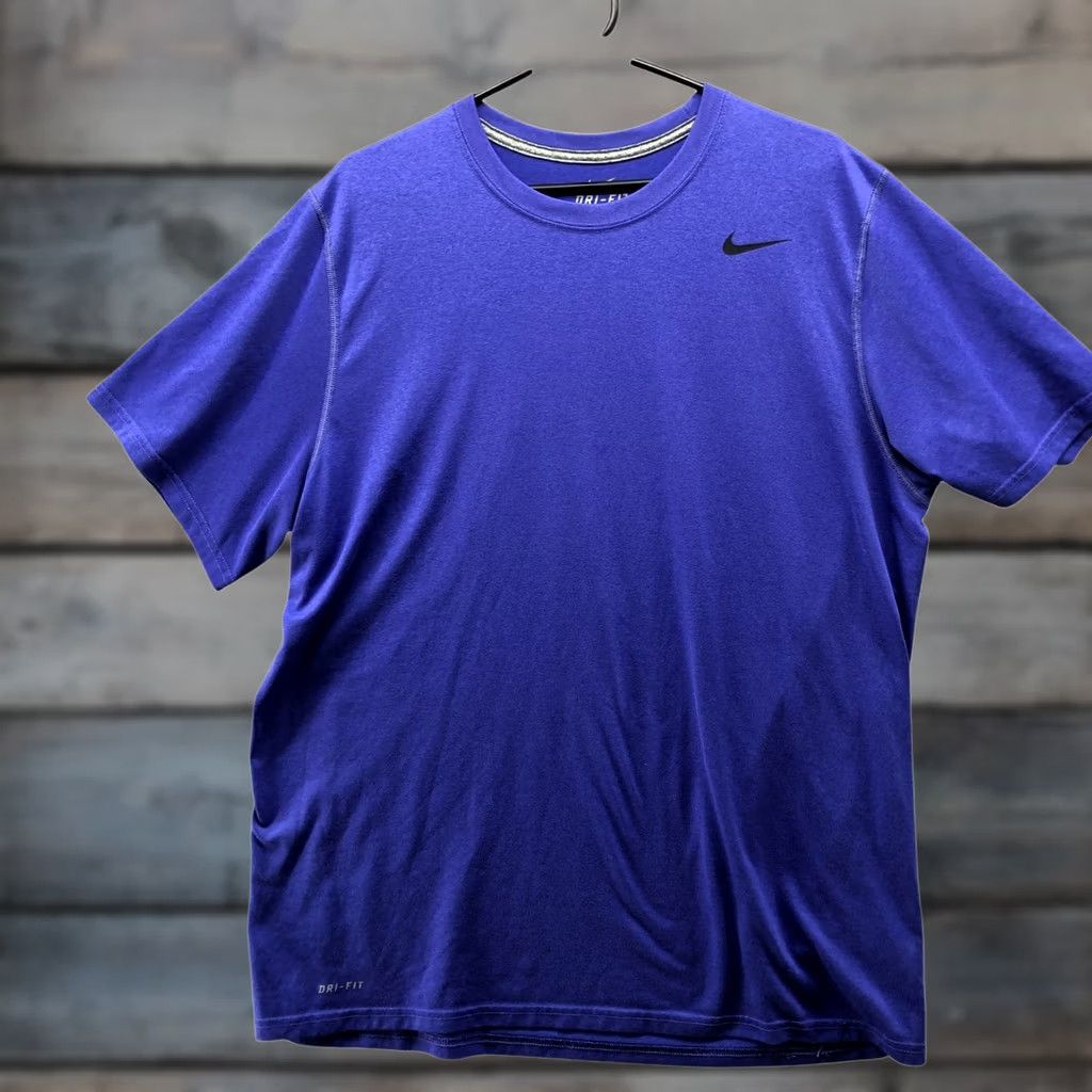 Nike Nike Dri-Fit T Shirt Mens XL Blue Short Sleeve Crewneck Active Performance Size US XL / EU 56 / 4 - 1 Thumbnail