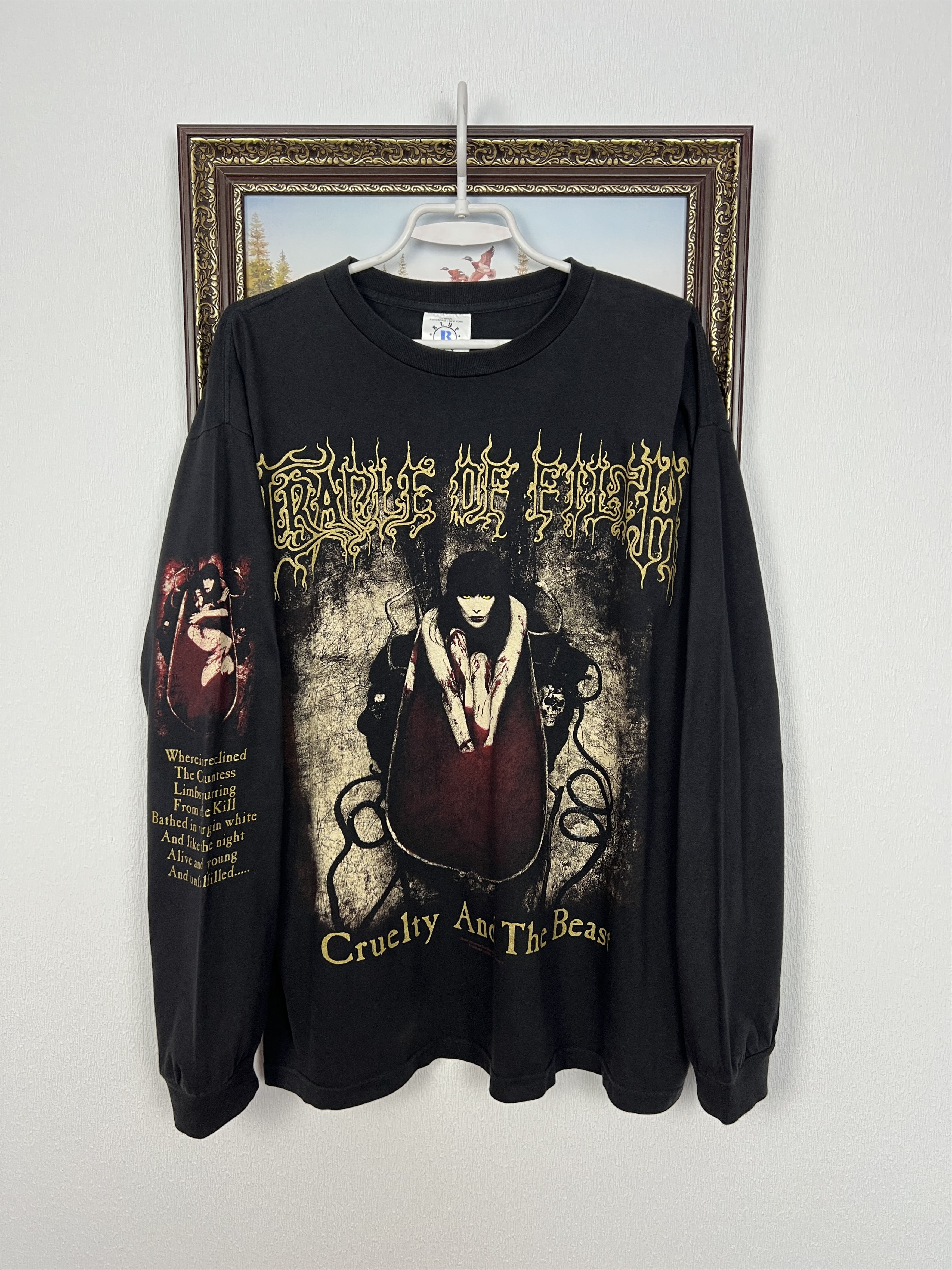 Fruit Of The Loom × Vintage Vintage Cradle of Filth Cursed above