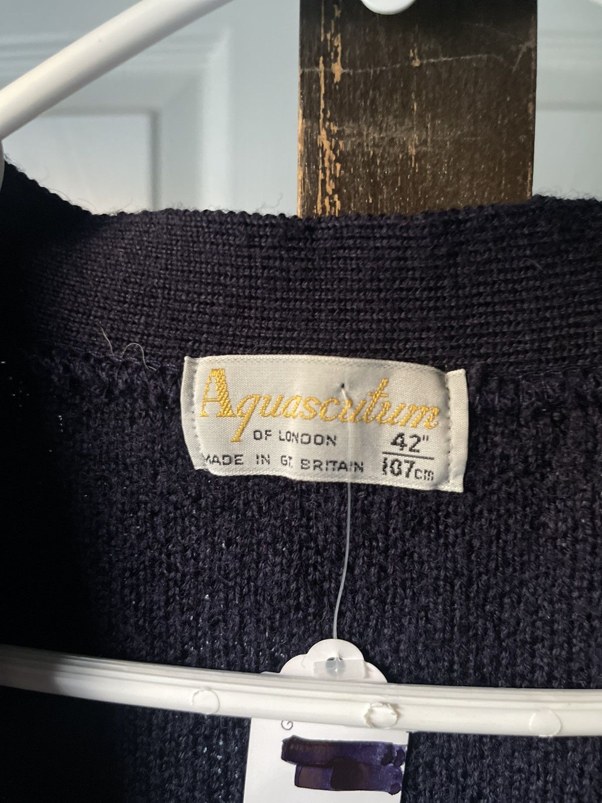 Aquascutum Aquascutum Vintage Sweater Vest Size US L / EU 52-54 / 3 - 8 Thumbnail