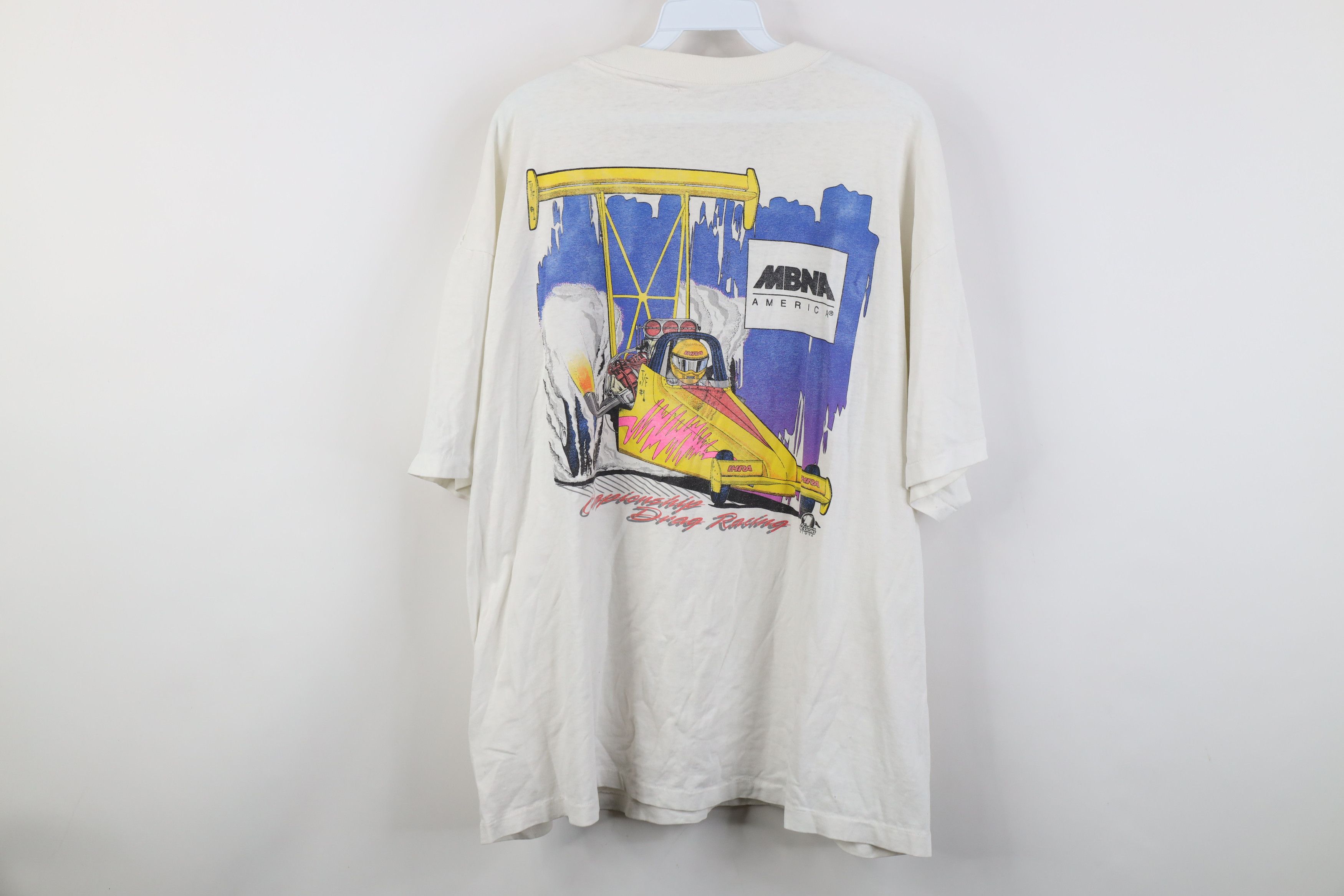 Vintage Vintage 90s Print IHRA Championship Drag Racing T-Shirt USA Size US XL / EU 56 / 4 - 11 Thumbnail