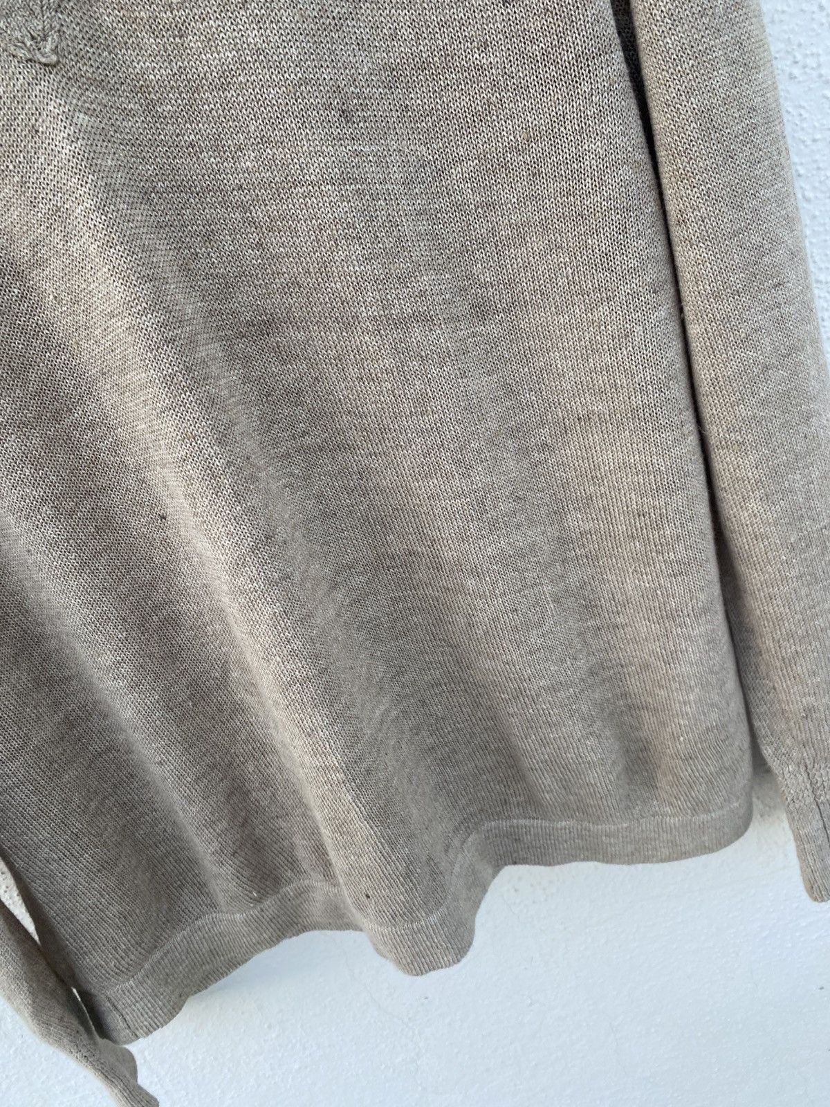 Banana Republic Banana Republic Italian Linen Mock Neck Sweater - Size M Size US M / EU 48-50 / 2 - 6 Thumbnail