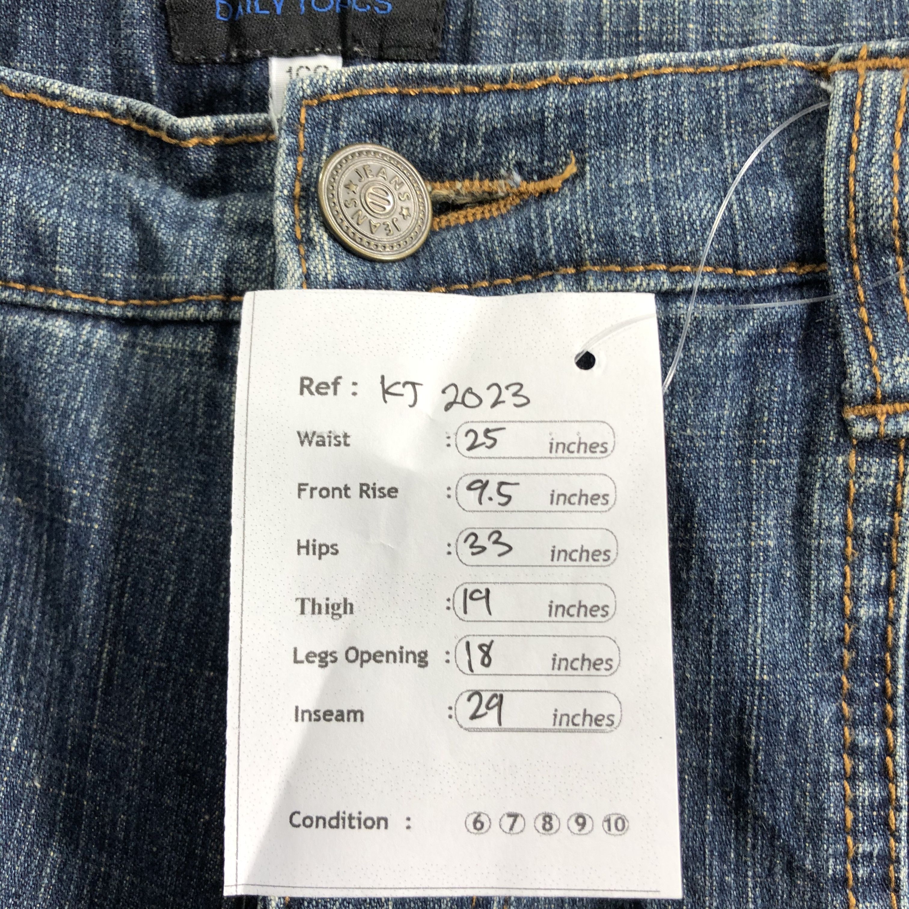 Japanese Brand Vintage Japanese Brand Cargo Denim Flared Jeans KJ2023 Size 25" / US 0 / IT 36 - 11 Thumbnail