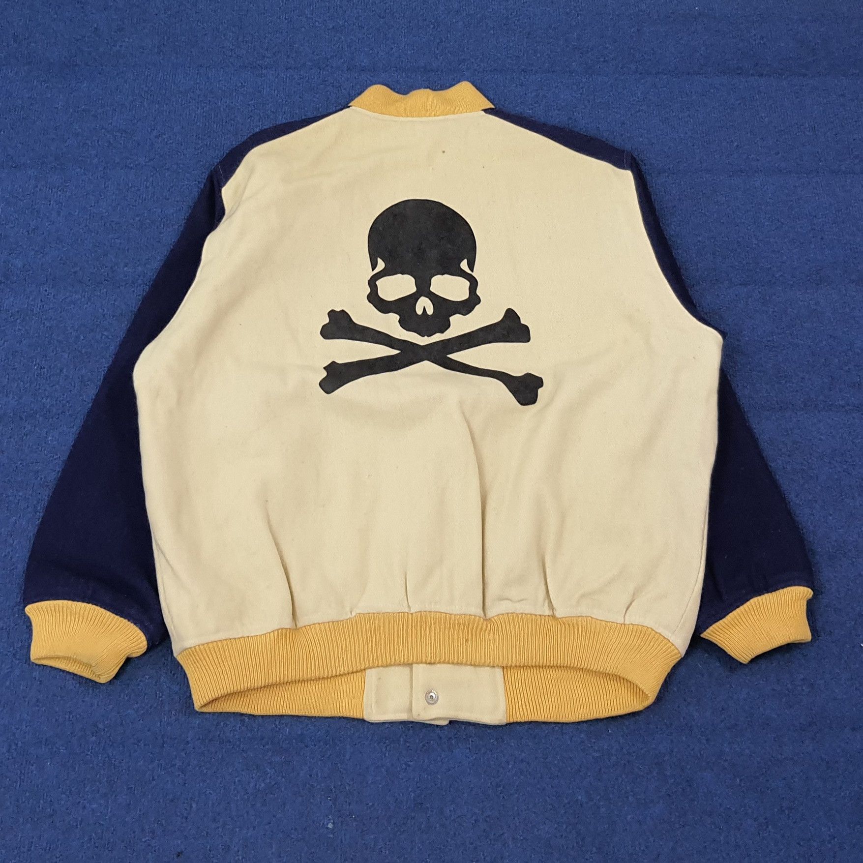 Vintage Varsity SONS Custom Skull Logo Jacket C275N25