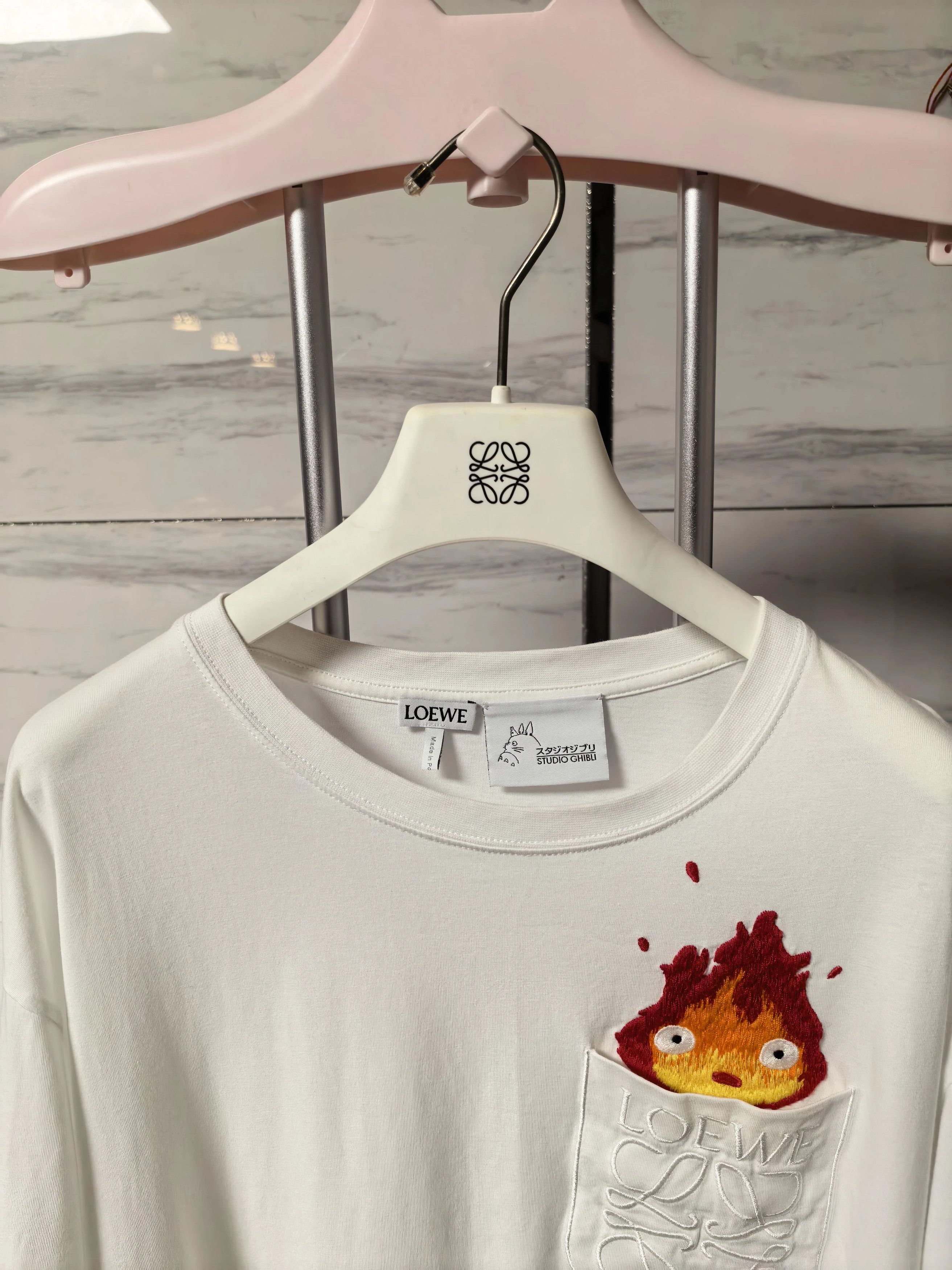 Loewe LOEWE x Howl's Moving Castle SS23 Flame T-shirt M Unworn Size US M / EU 48-50 / 2 - 8 Thumbnail