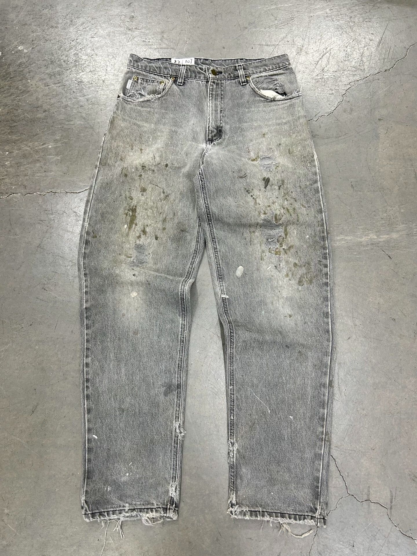 Vintage Vintage Carhartt B11 B152 Faded Paint Pants Size US 32 / EU 48 - 1 Thumbnail