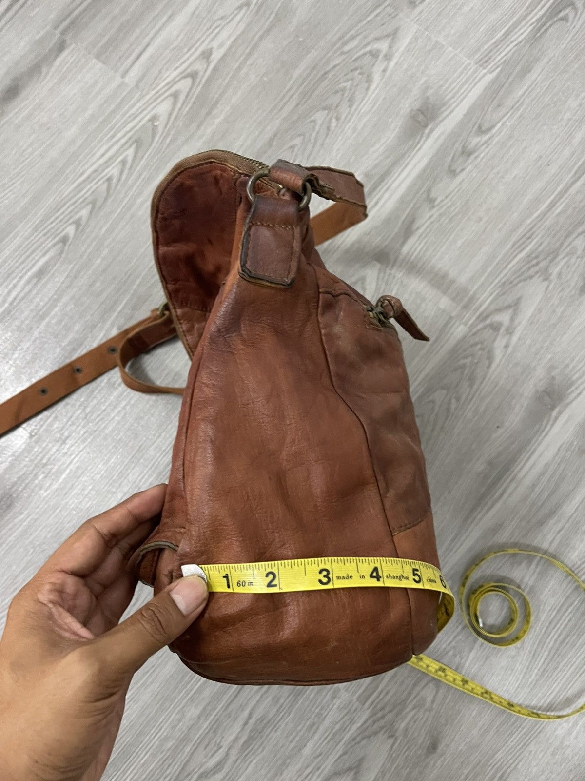 And A × Genuine Leather × Japanese Brand Leather Messenger Crossbody bag Size ONE SIZE - 12 Thumbnail