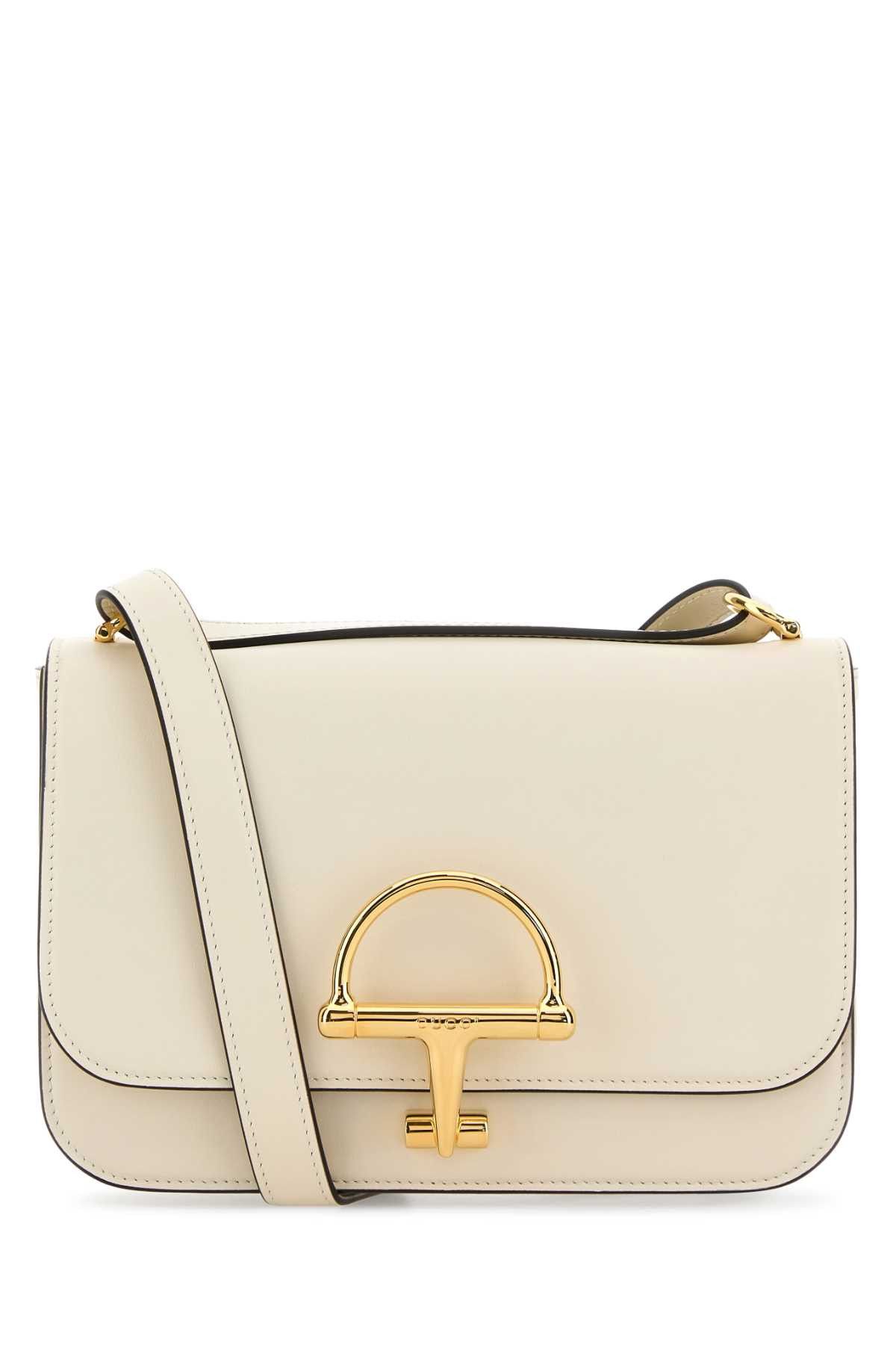 Gucci Ivory Leather Small Gucci Siena Shoulder Bag Size ONE SIZE - 1 Thumbnail
