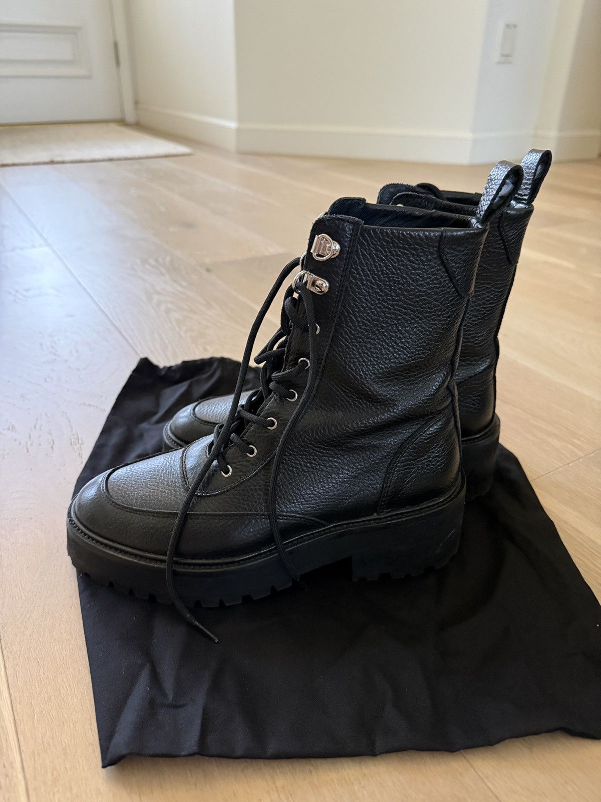 The Kooples The Kooples Leather Boots with Crante Size US 8 / IT 38 - 4 Thumbnail