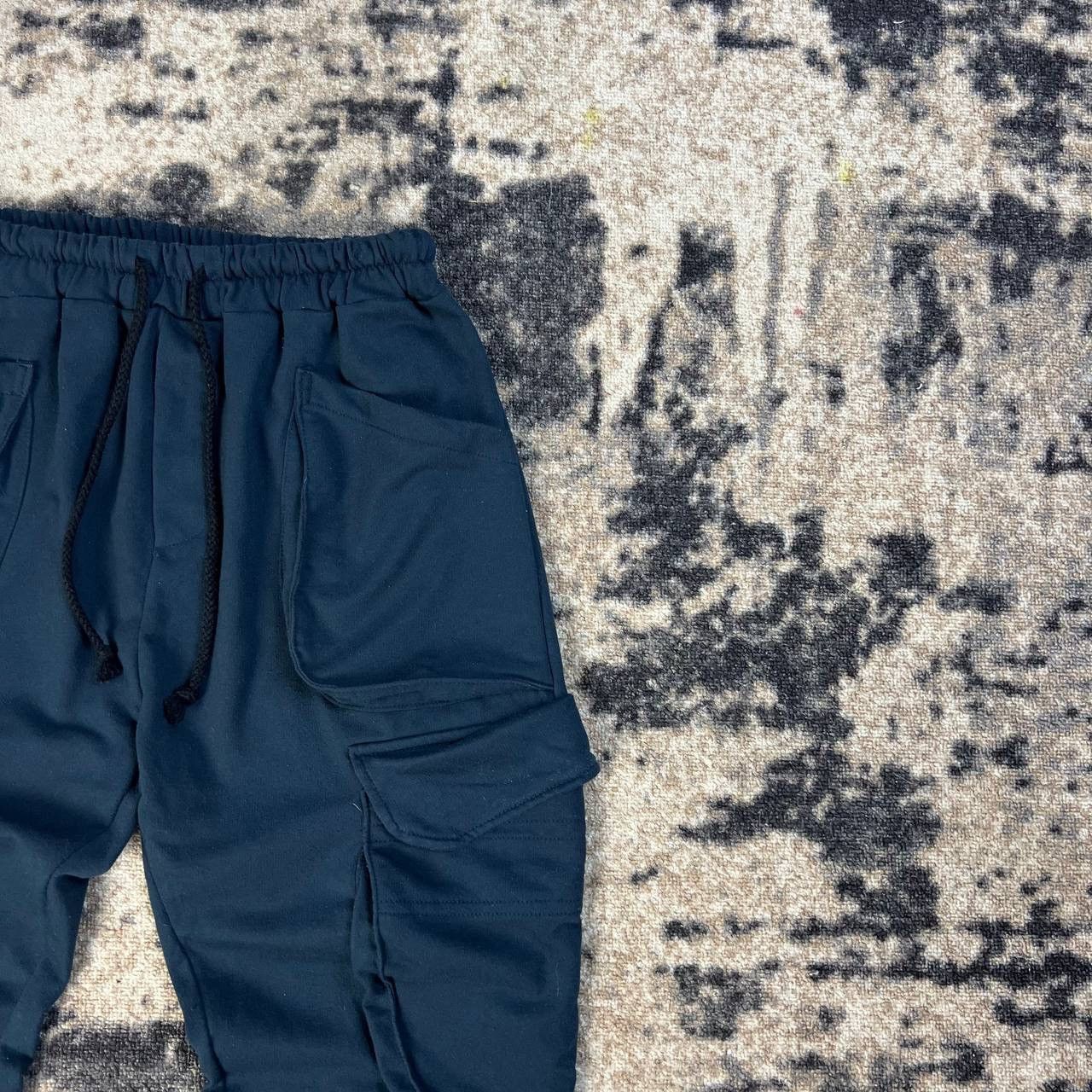 20471120 Japanese Y2K Multipocket Cargo Baggy Sweatpants Size US 34 / EU 50 - 3 Thumbnail