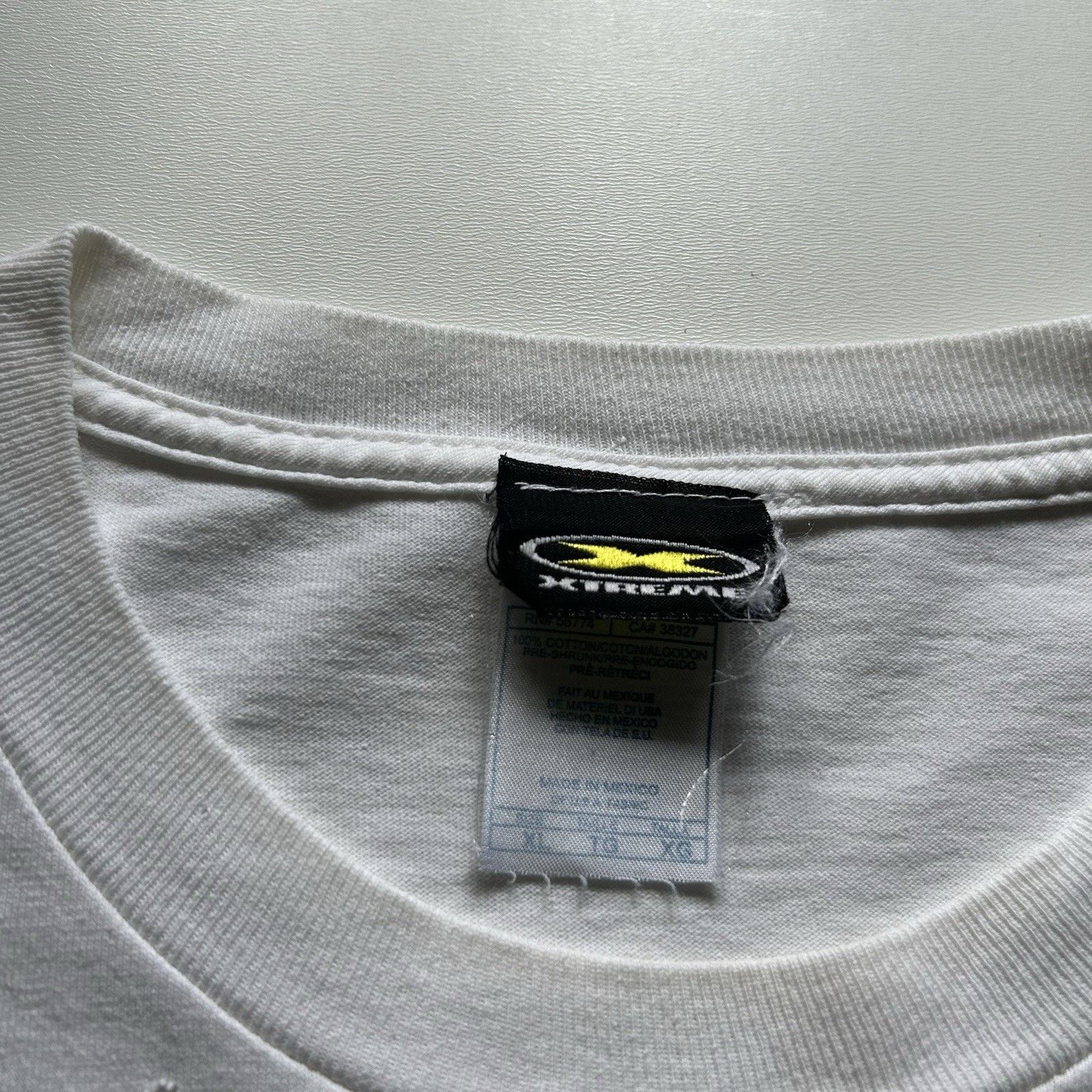 Vintage Vintage 90s Xtreme Racing Motocross T-Shirt XL Y2K Funny Art Size US XL / EU 56 / 4 - 5 Thumbnail