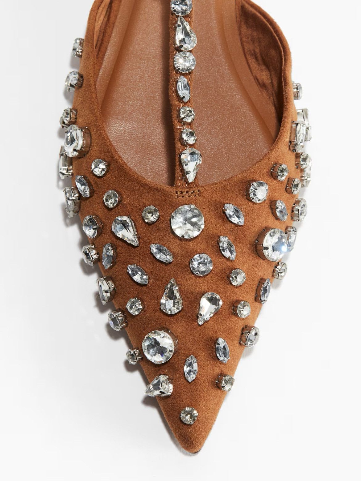 H&M H&M rhinestone flats Size US 7 / IT 37 - 3 Thumbnail