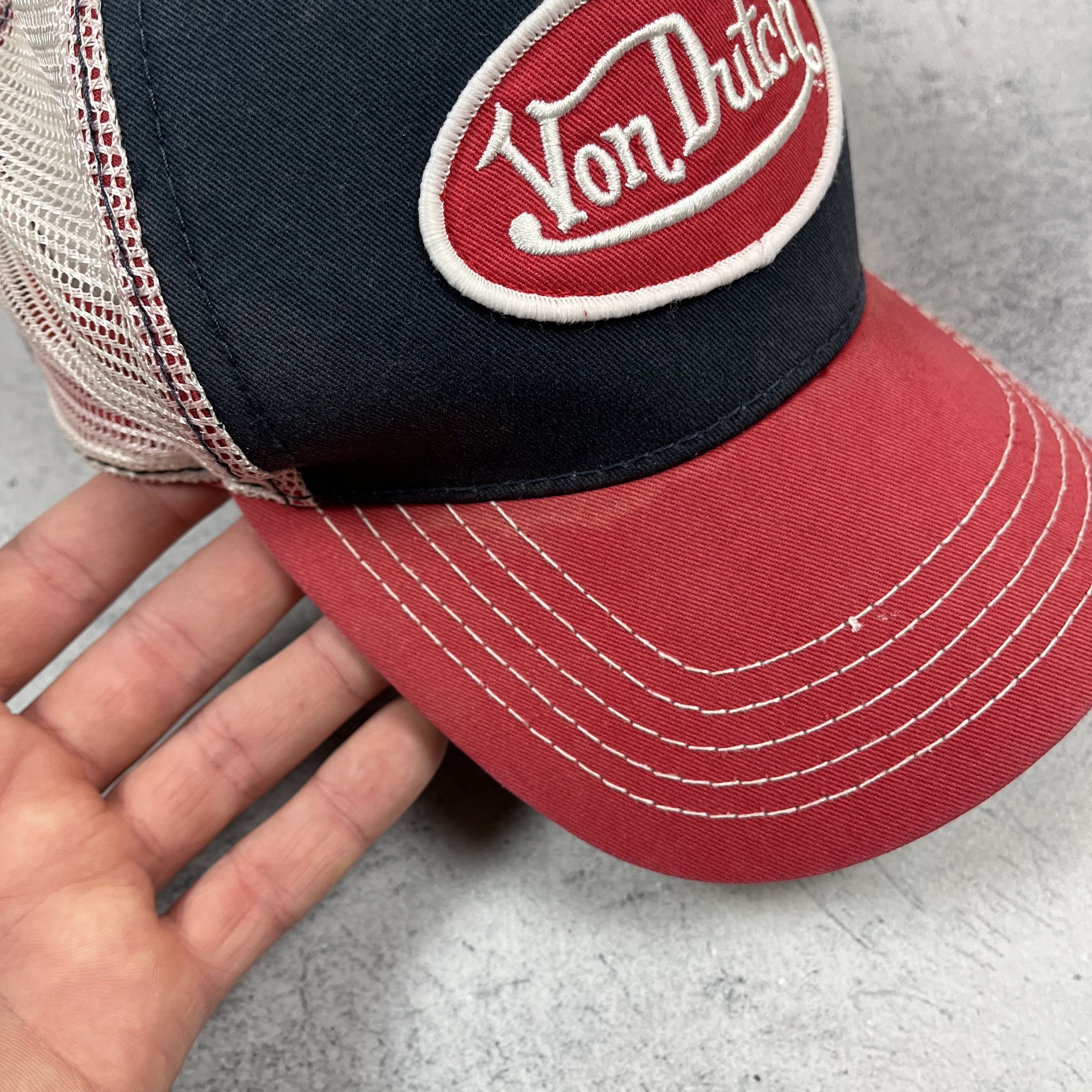 Von Dutch Von Dutch Big Logo Y2K Trucker Hat Size ONE SIZE - 10 Thumbnail