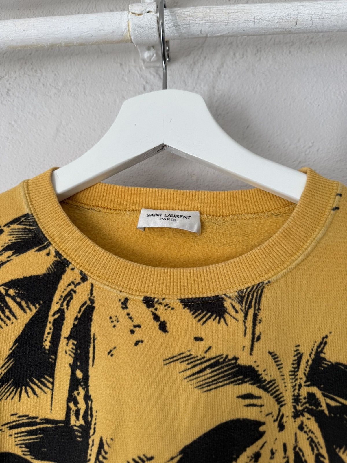 Saint Laurent Paris Gradient Palm Print Sweatshirt Size US S / EU 44-46 / 1 - 3 Thumbnail