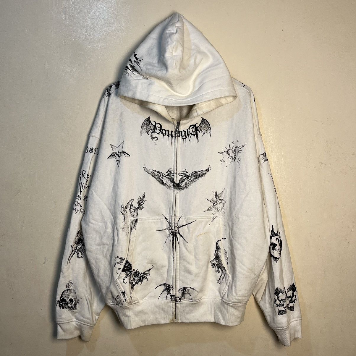 YoungLA YoungLA Inked Zip Up Hoodie Size US L / EU 52-54 / 3 - 1 Thumbnail