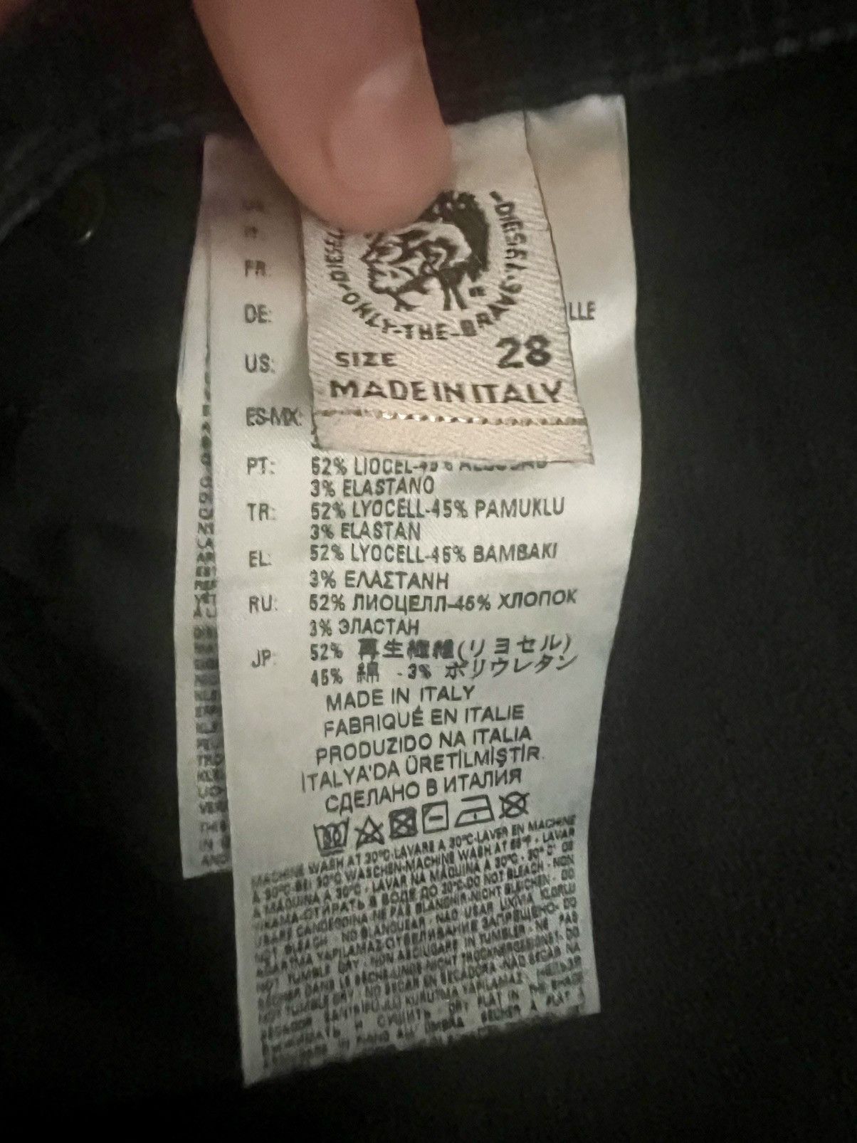 Diesel CRAZY Pair Of Joggjeans From Diesel In A Beautiful Deep Blue Size US 28 / EU 44 - 11 Thumbnail