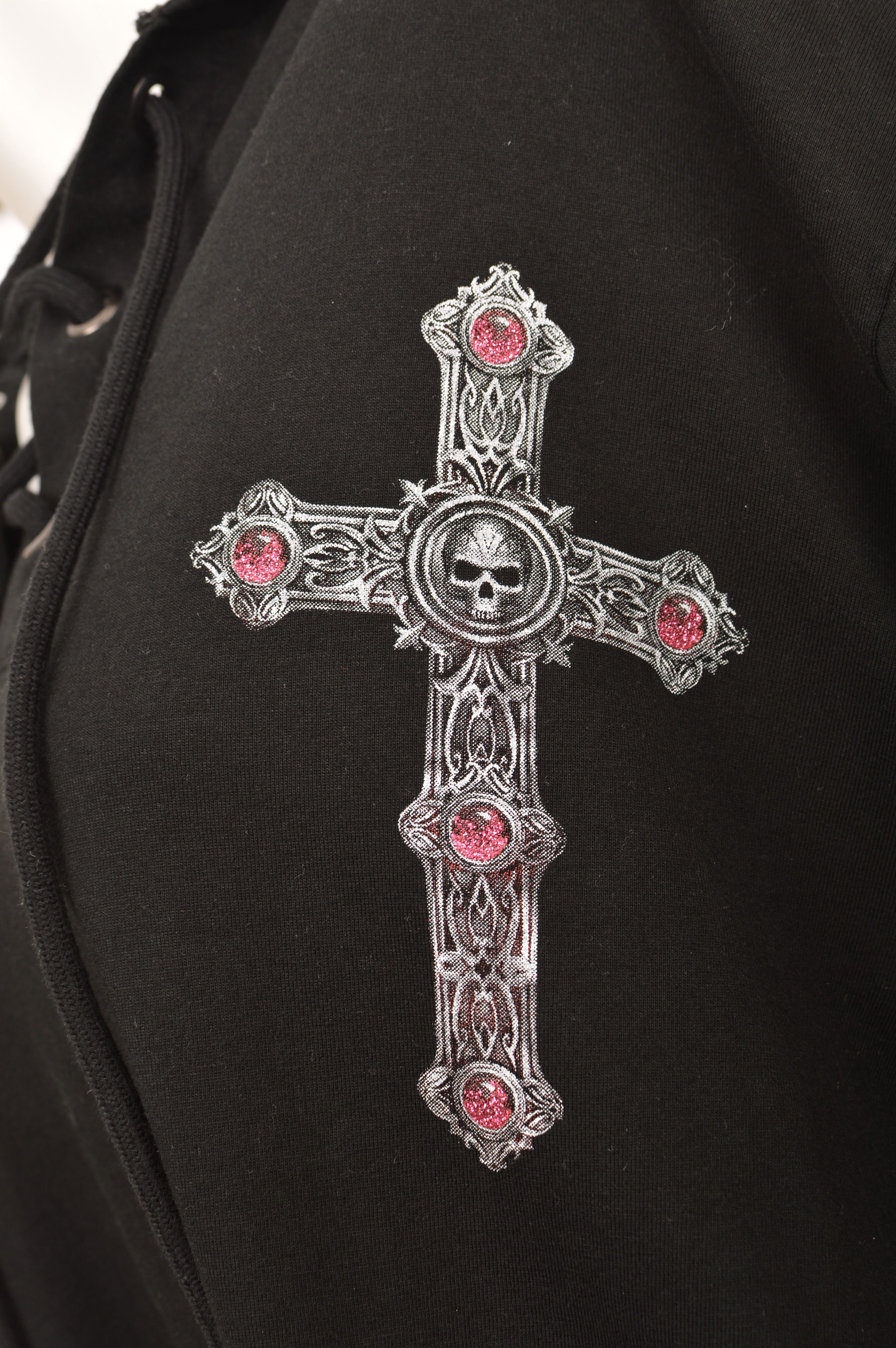 Vintage Gothicana by EMP Anne Stokes Gothic Cross Hoodie Size XXL / US 16-18 / IT 52-54 - 2 Thumbnail