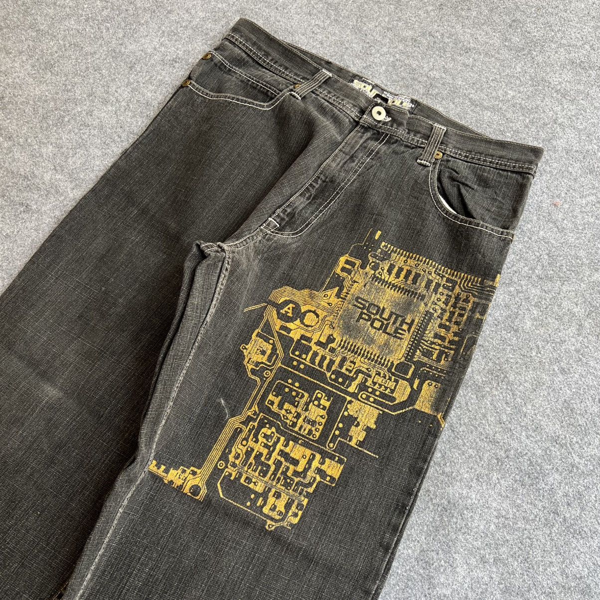 Southpole × Vintage Crazy Vintage South Pole Baggy Jeans Size US 36 / EU 52 - 5 Thumbnail