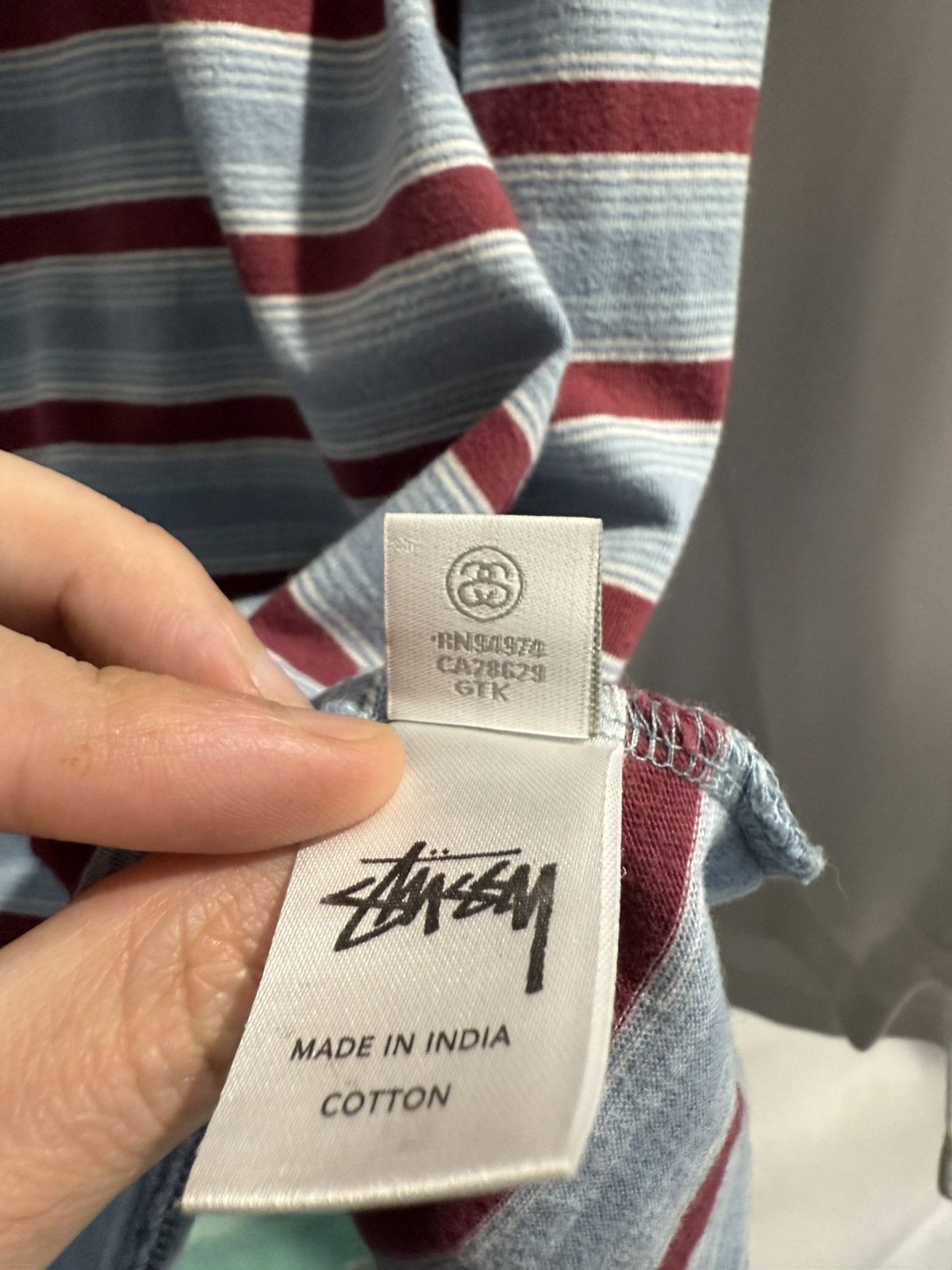 Stussy Stussy stripe t-shirt Size US M / EU 48-50 / 2 - 6 Thumbnail
