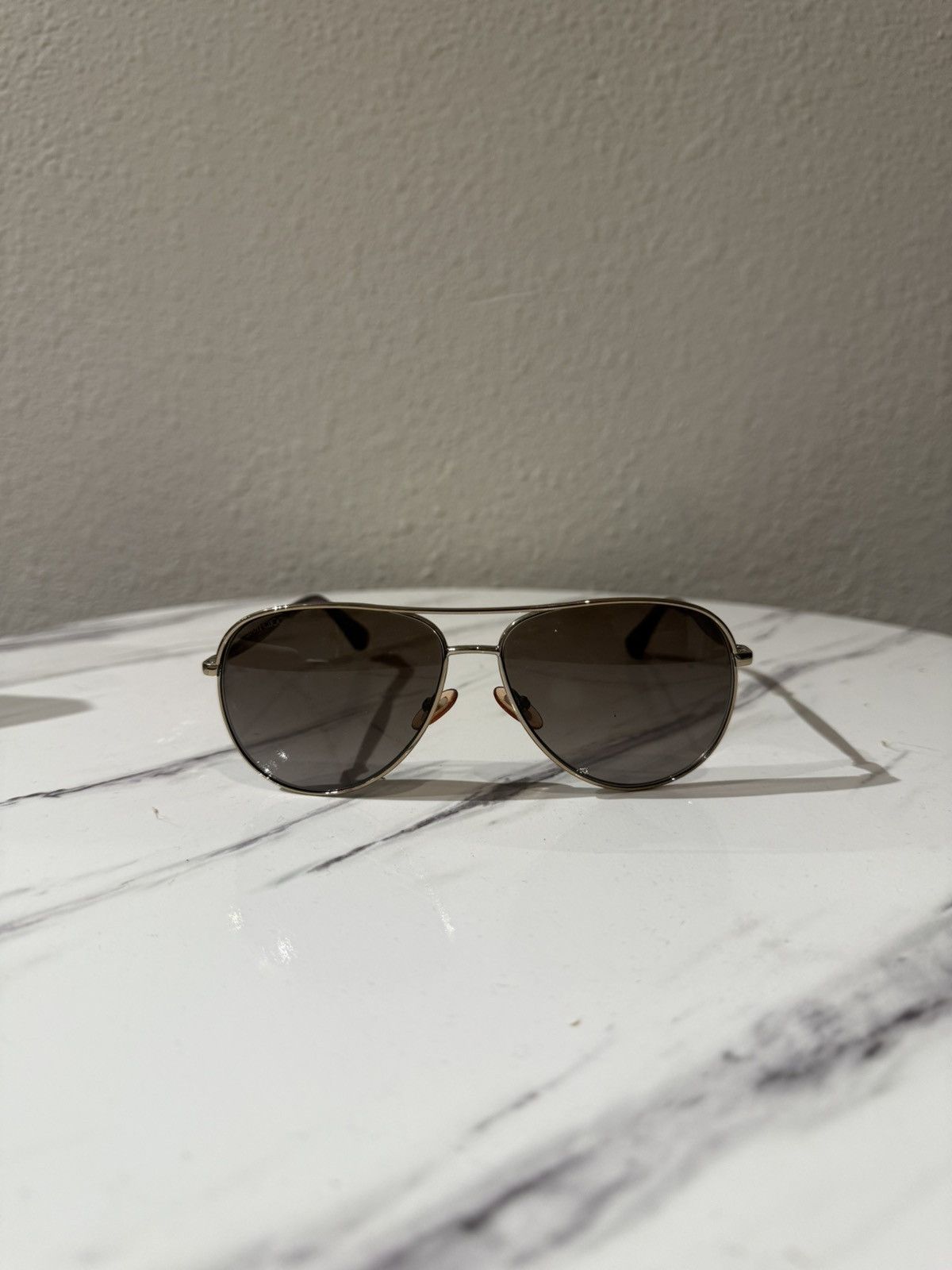 Jimmy Choo Jimmy Choo Aviator Sunglasses Size ONE SIZE - 1 Thumbnail