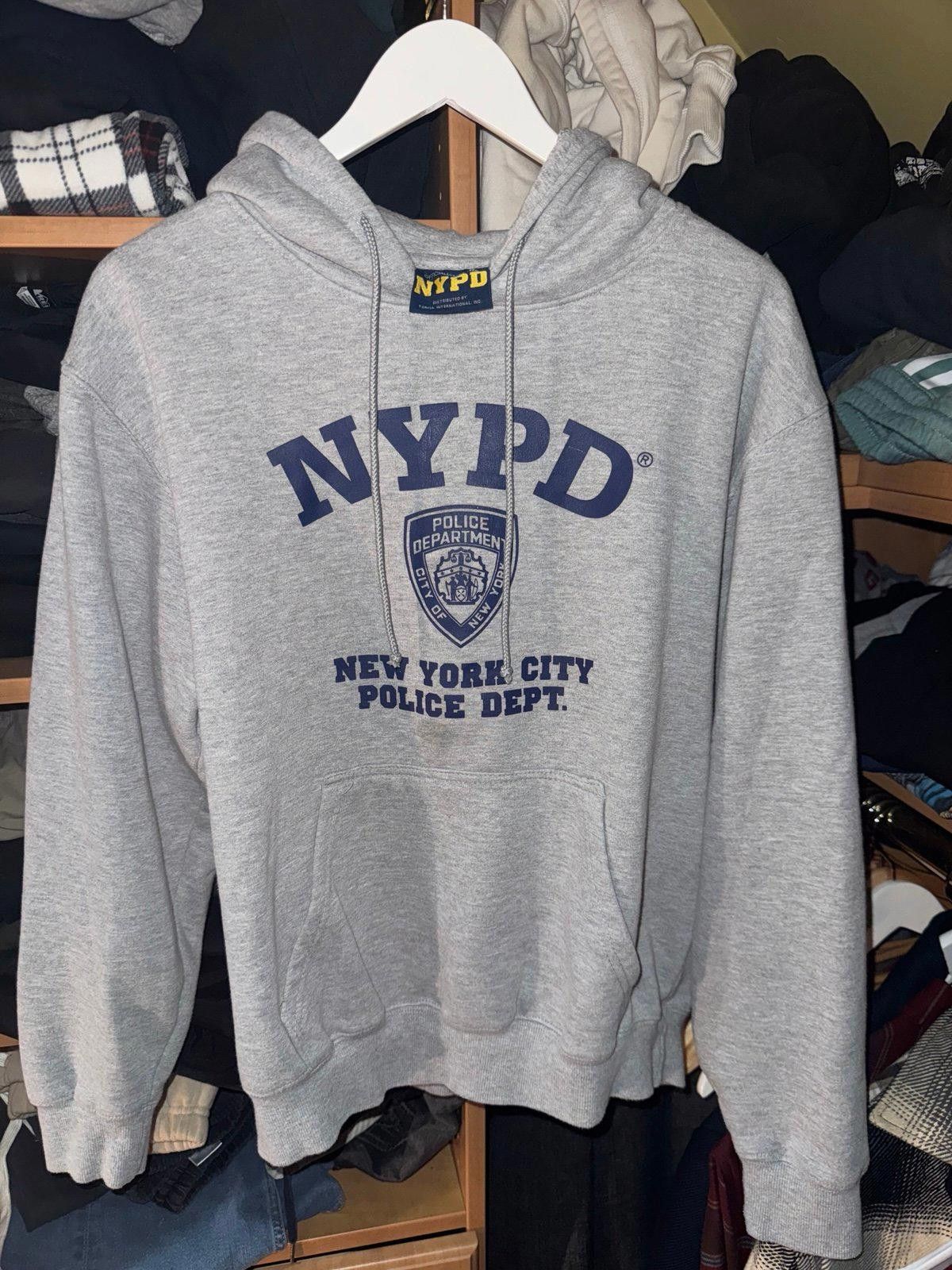 Designer VTG 90s NYPD Hoodie Sz M NYC Police Dept Cops Rare Size US M / EU 48-50 / 2 - 2 Thumbnail