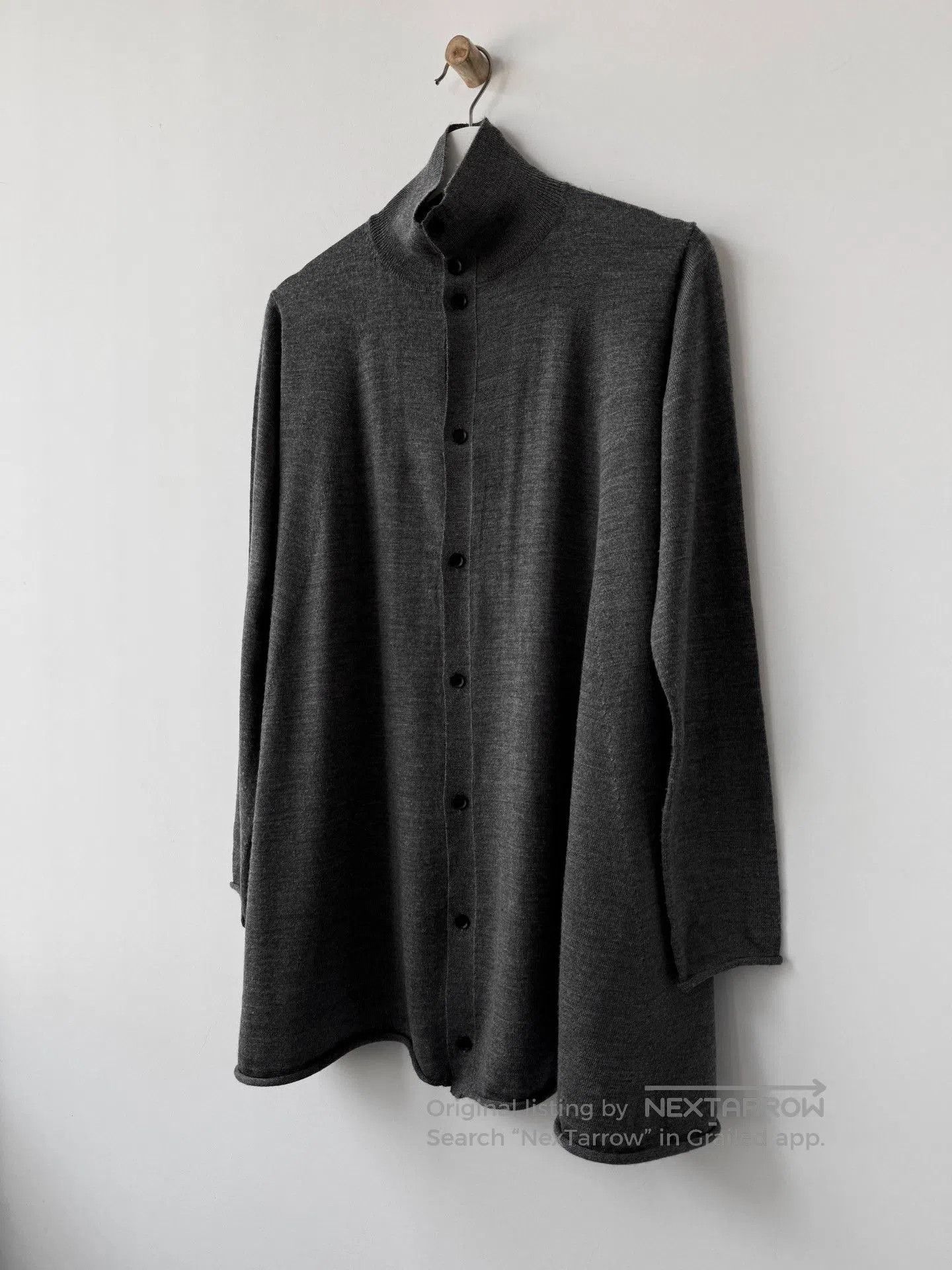 Yohji Yamamoto Yohji Yamamoto Femme 16AW Stand Collar Cardigan. Size M / US 6-8 / IT 42-44 - 3 Thumbnail