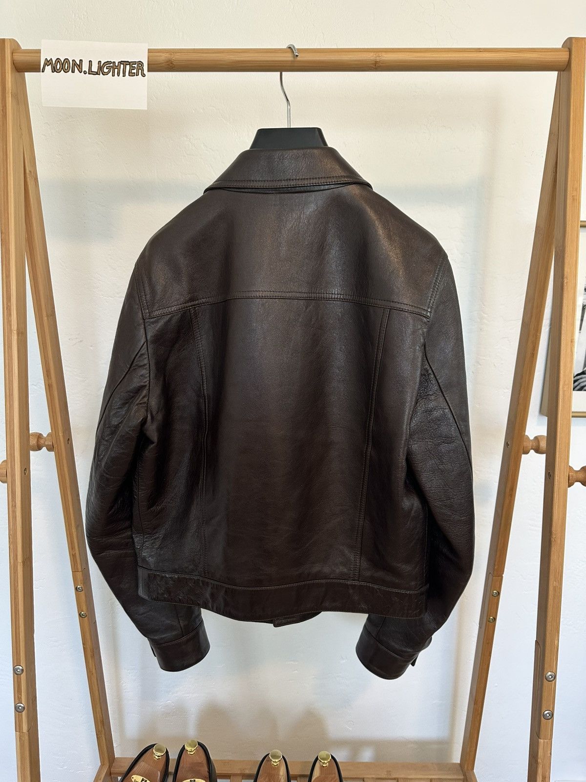 Celine Celine SS20 trucker jacket in lambskin Size US M / EU 48-50 / 2 - 3 Thumbnail