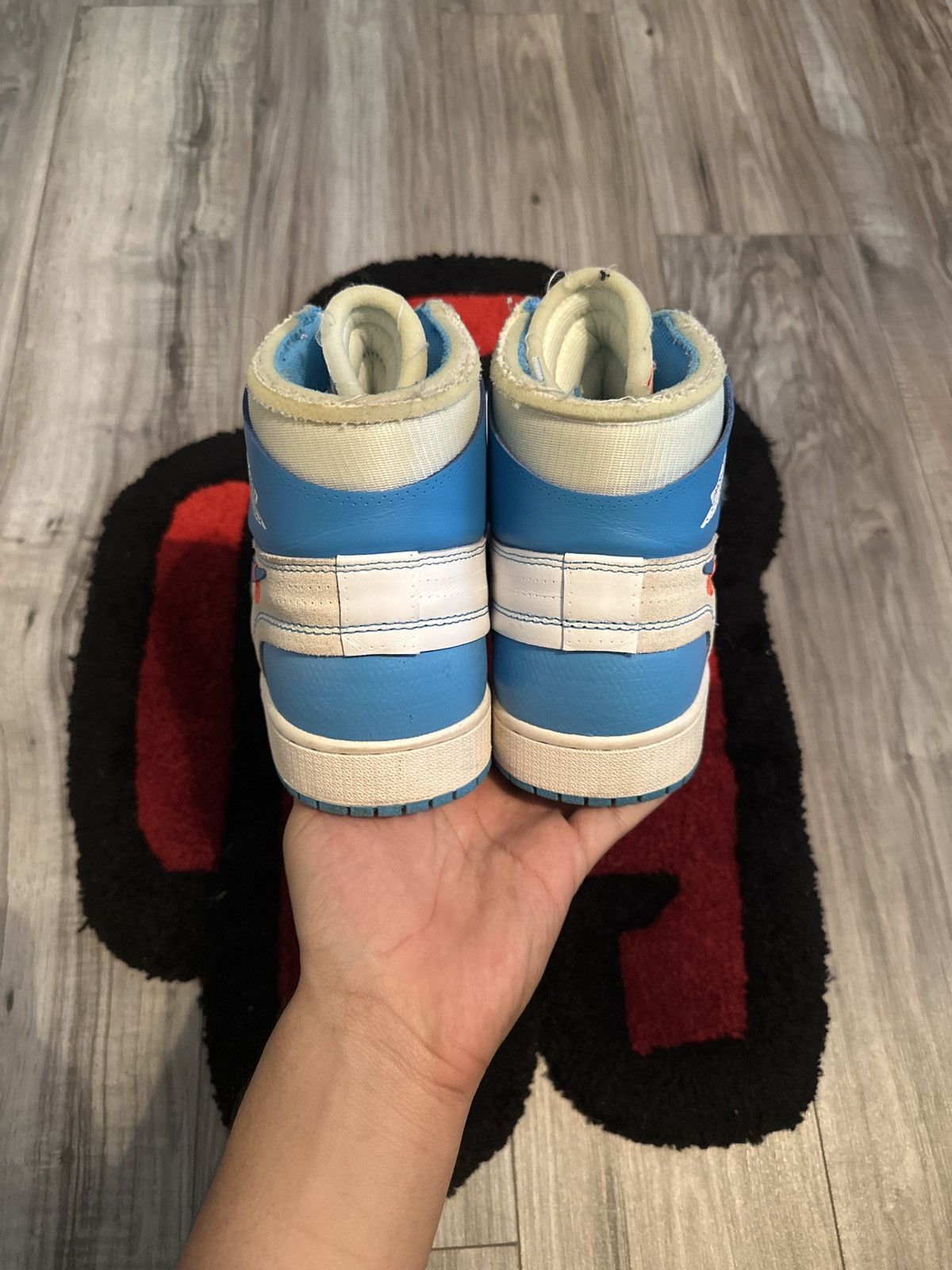 Nike × Off-White Off-White Jordan 1 Unc Size US 12 / EU 45 - 8 Thumbnail