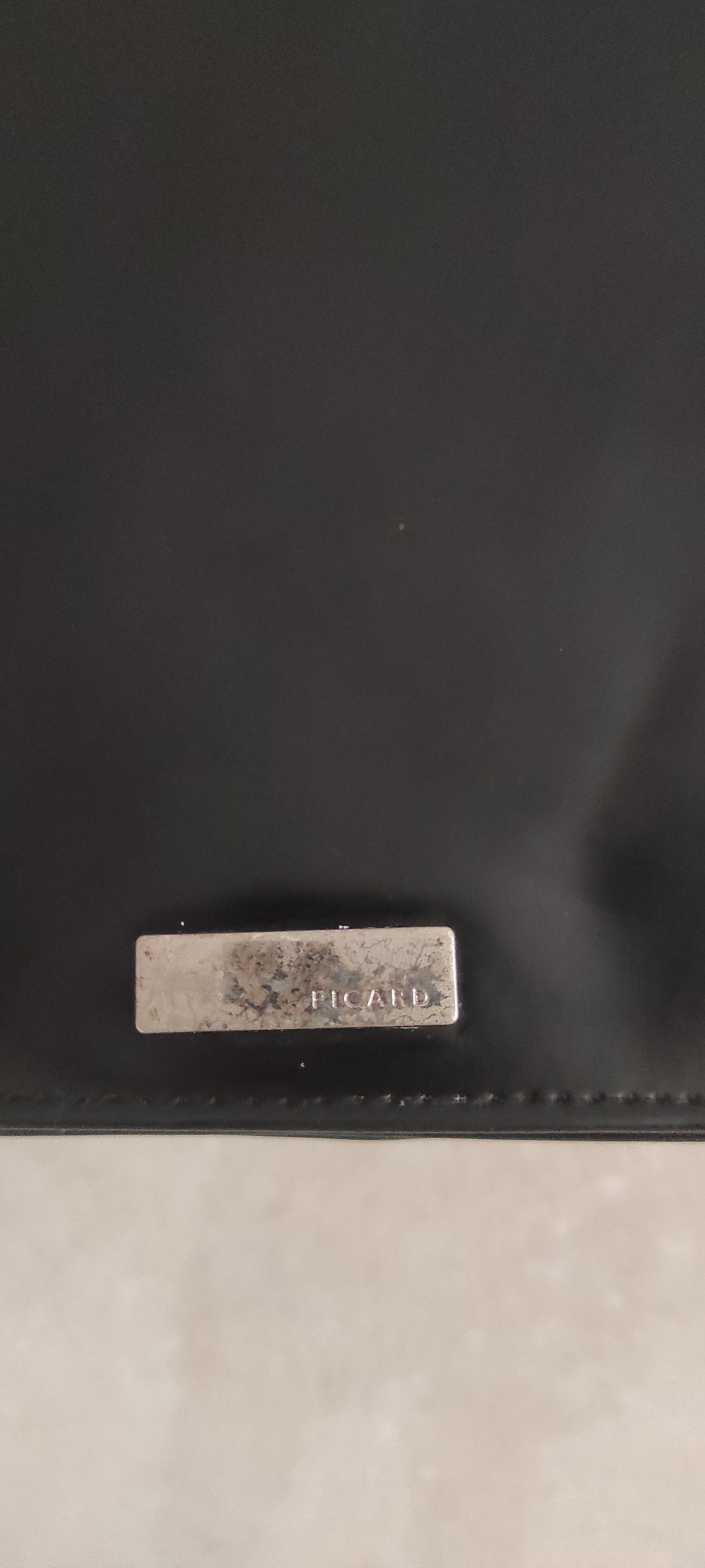 Leather × PICARD Vintage Picard Genuine Leather Women's Black Shoulder Bag Size ONE SIZE - 9 Thumbnail