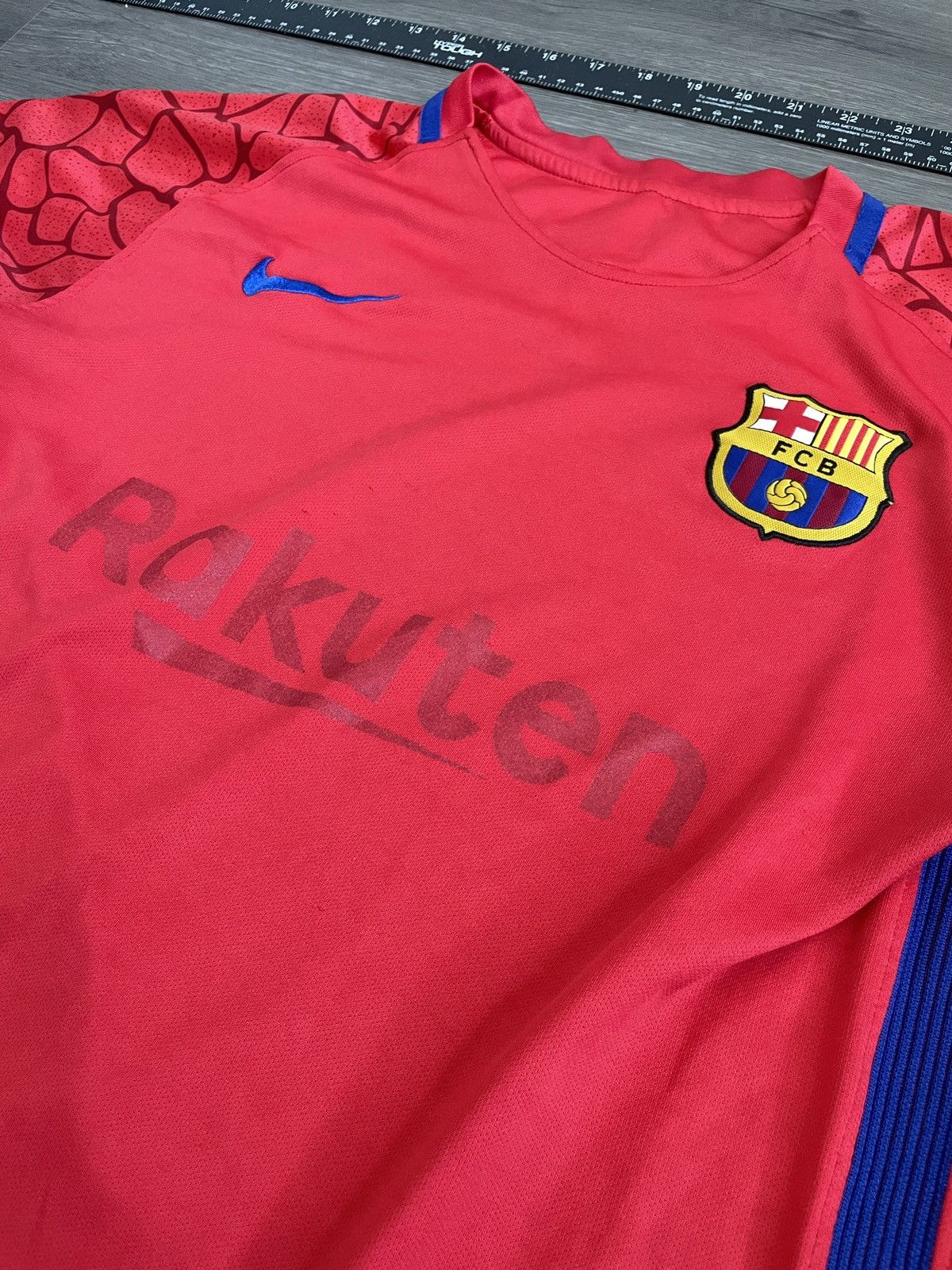 Nike Nike “2017 FC Barcelona” Soccer Jersey (Sz.M) Size US M / EU 48-50 / 2 - 2 Thumbnail