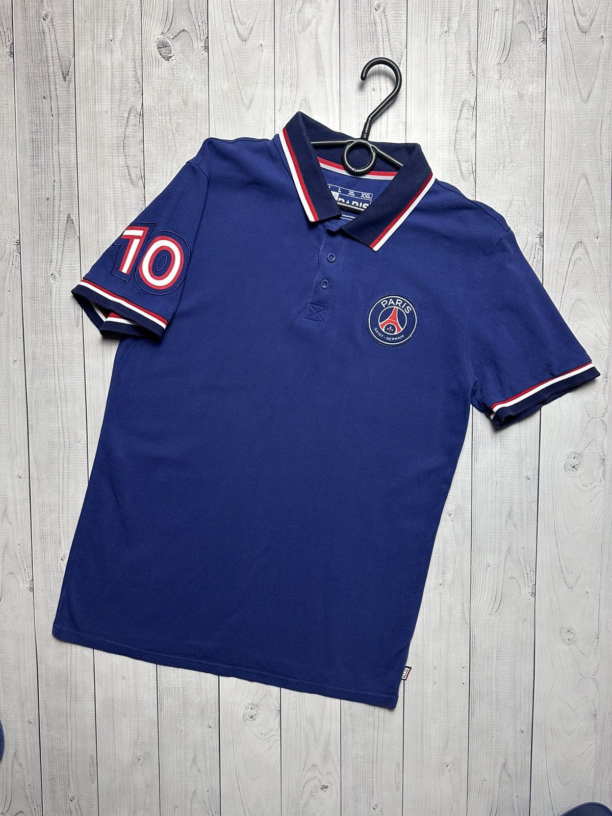 Vintage Paris soccer polo PSG size S logo Size US S / EU 44-46 / 1 - 1 Thumbnail