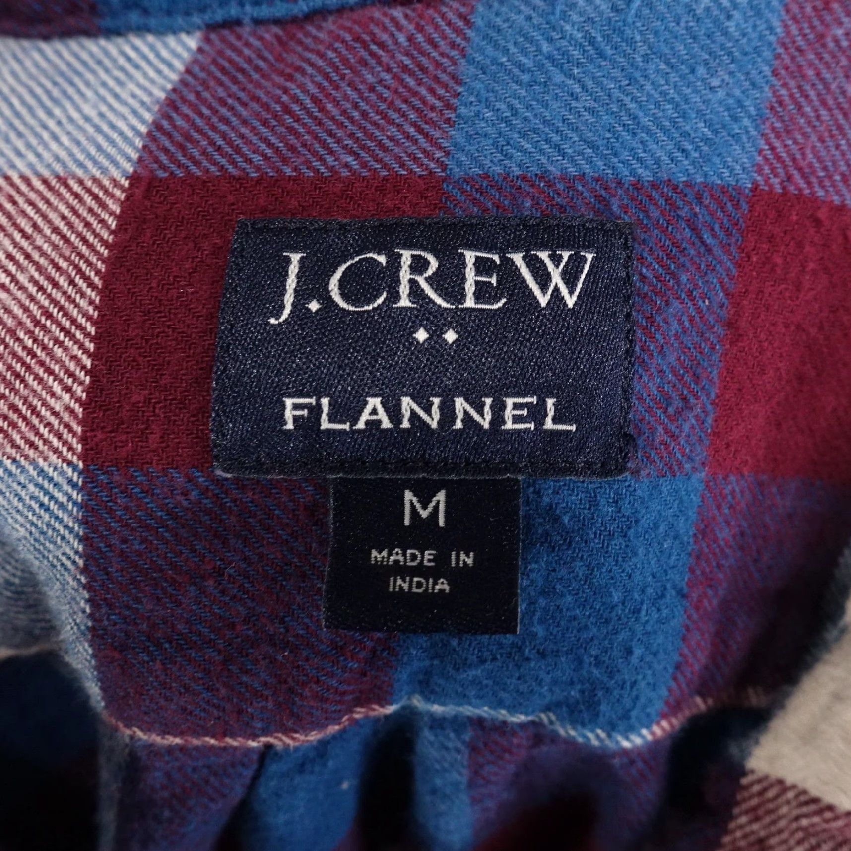 J.Crew J Crew Shirt Mens Medium Red Blue Plaid Flannel Classic Fit Long Sleeve Size US M / EU 48-50 / 2 - 6 Thumbnail