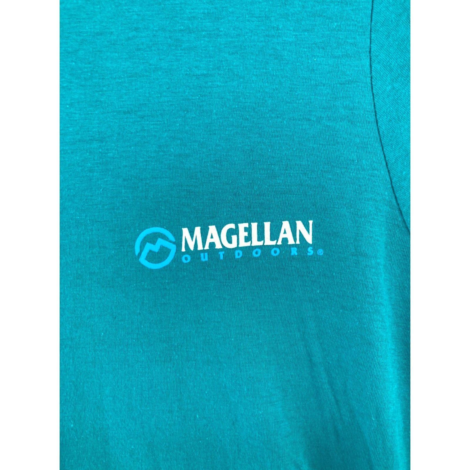 Vintage Magellan TShirt Small Blue Tropical Beach Sunset Mens Size US S / EU 44-46 / 1 - 5 Thumbnail