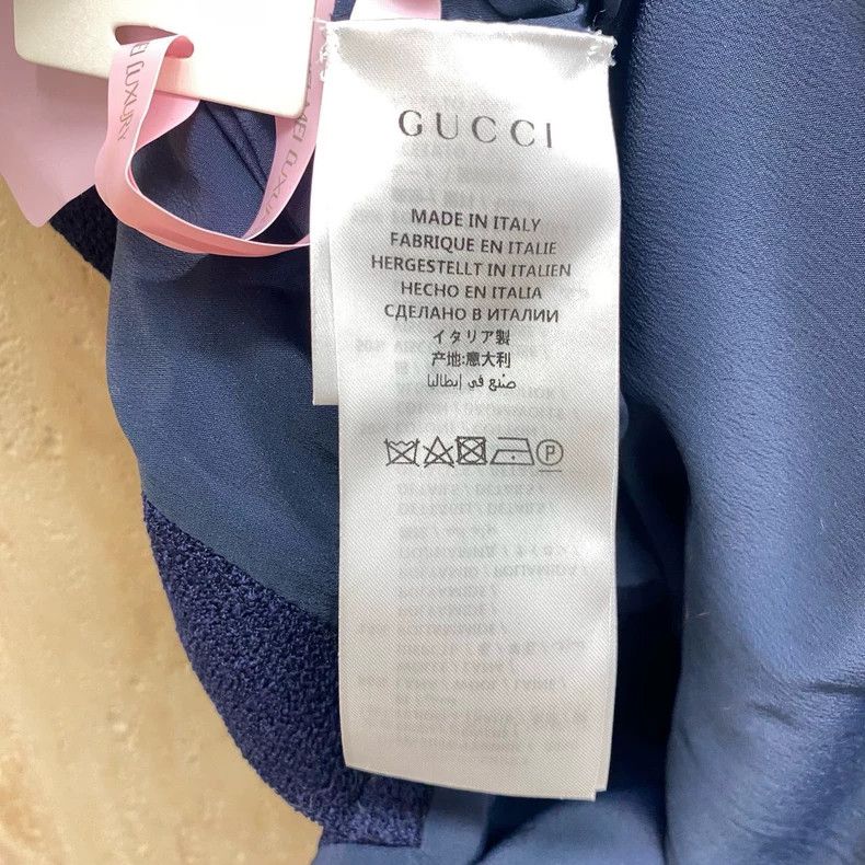 Gucci Gucci Color-blocked tiger head gold buckle suspender dress Size XS / US 0-2 / IT 36-38 - 4 Thumbnail